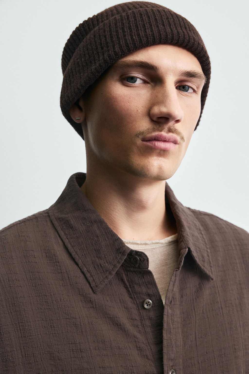 TEXTURED CHECK SHIRT - Zara фото 5