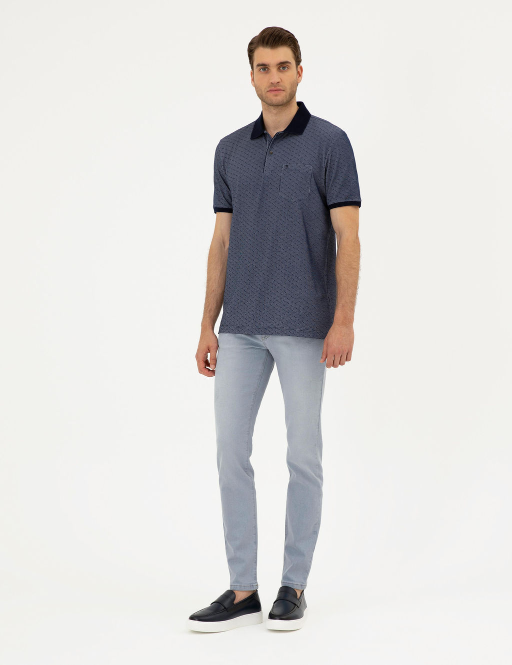 A__k Gri Slim Fit Jean Pantolon