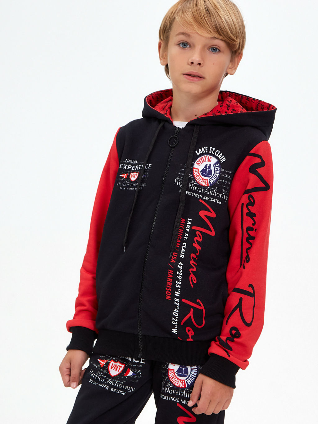 Спортивный костюм "Королевская Морпехота",красный