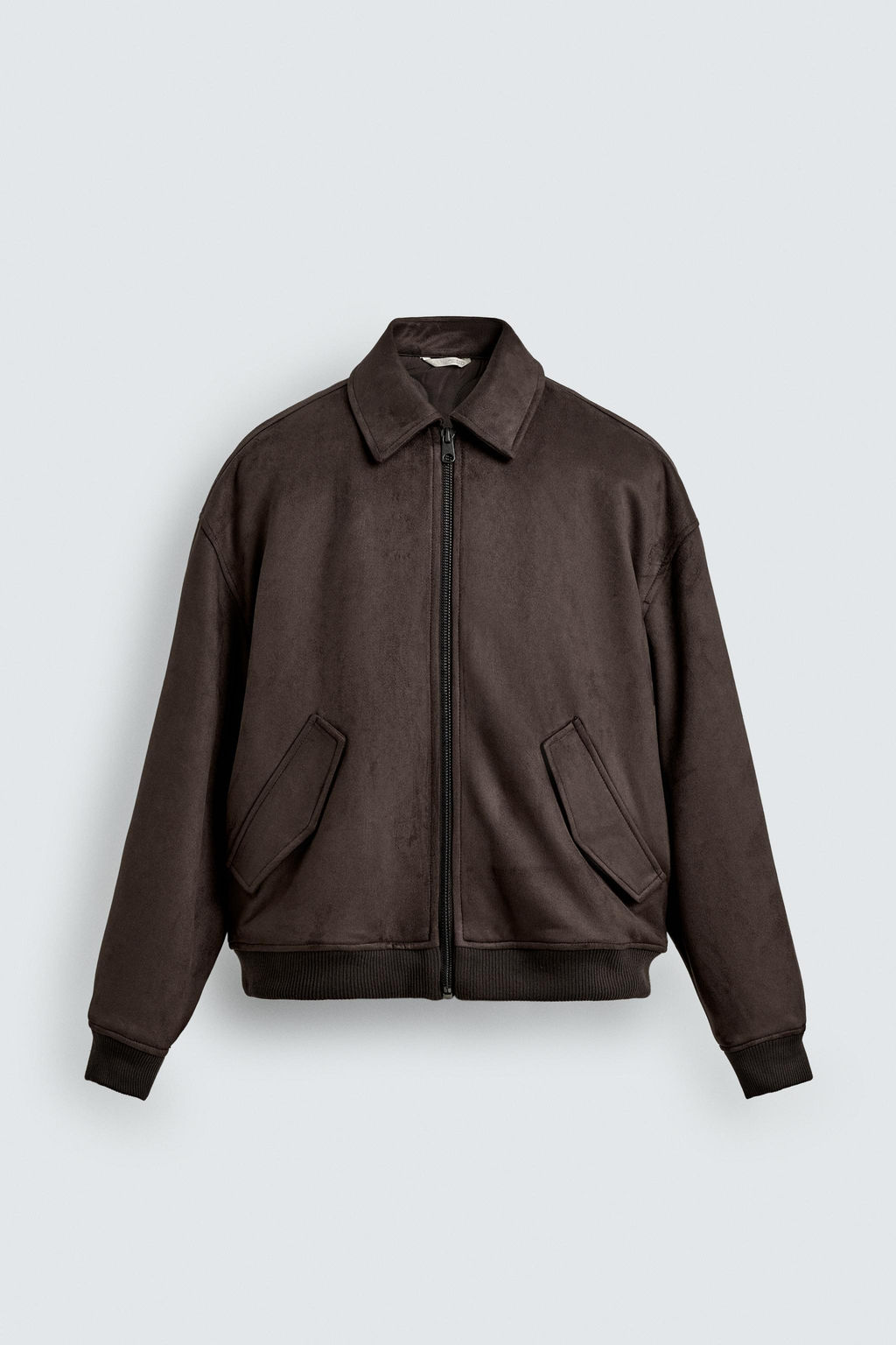 FAUX SUEDE QUILTED JACKET - Zara фото 7