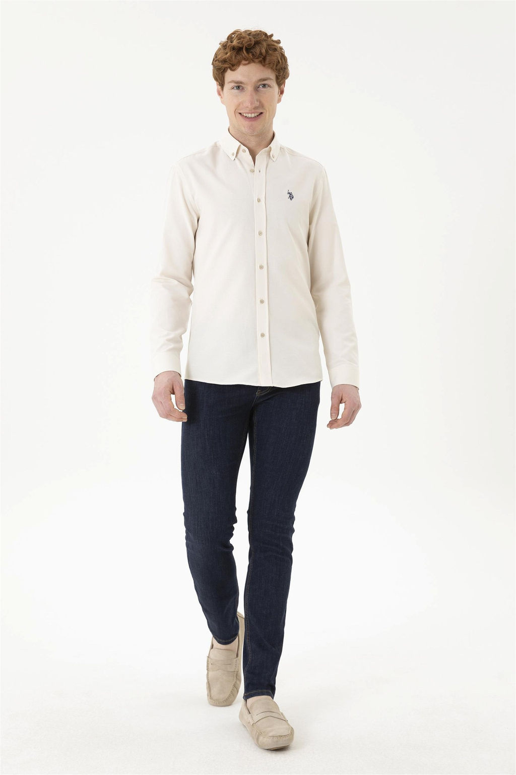 Мужские темно-синие джинсовые брюки - U.s. polo assn фото 3