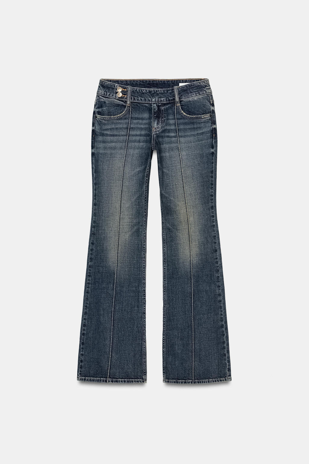 JEANS TRF BOOTCUT TIRO BAJO / Azul - Zara фото 8