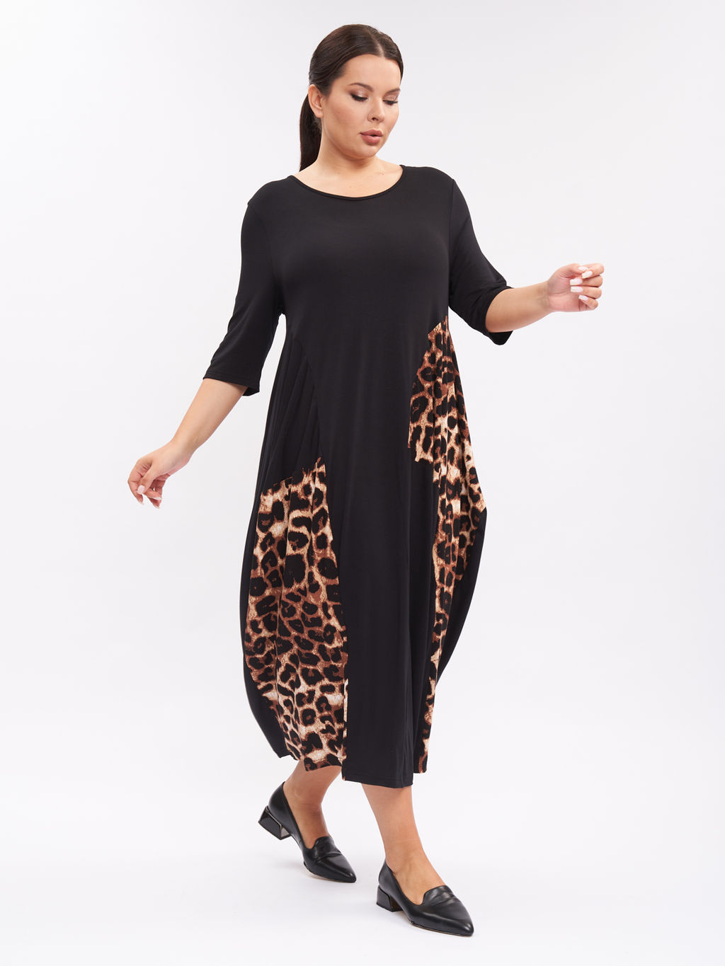 Платье со вставками PP25303LEO21 - Артесса фото 2