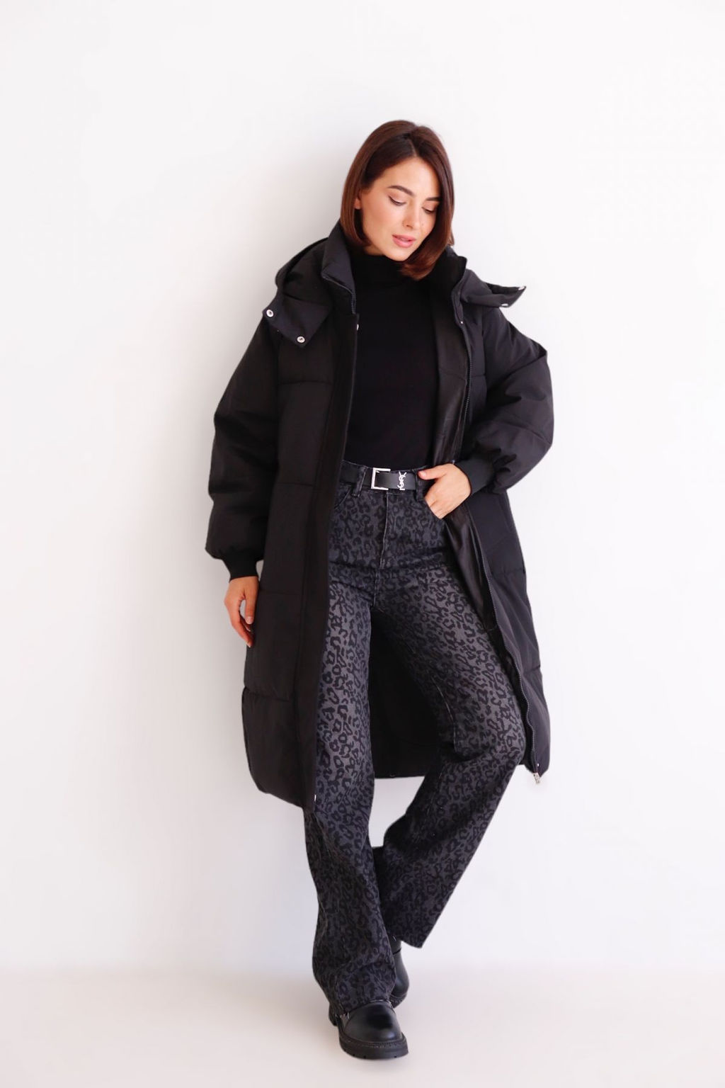 Martichelli Пуховик зимний чёрный  фото 7