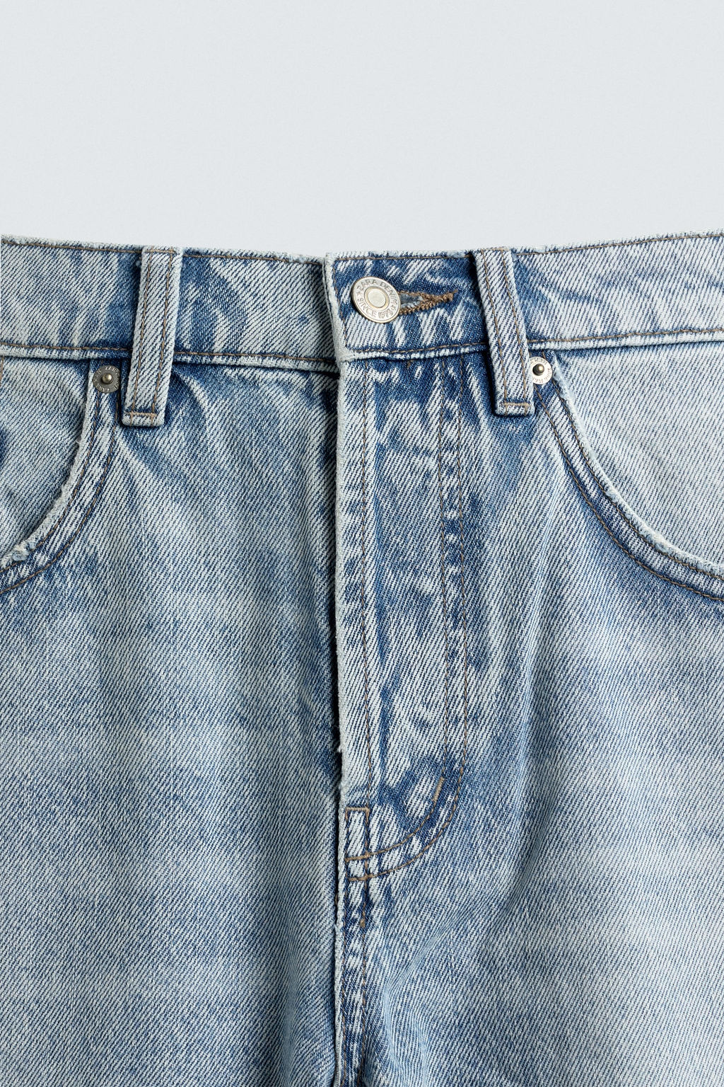 SLIM FIT CROPPED JEANS - Zara фото 9