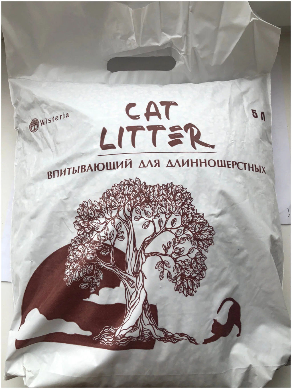 Наполнитель д/кошачьих туалетов WISTERIA Впитывающий д/длинношерстных кошек 5л