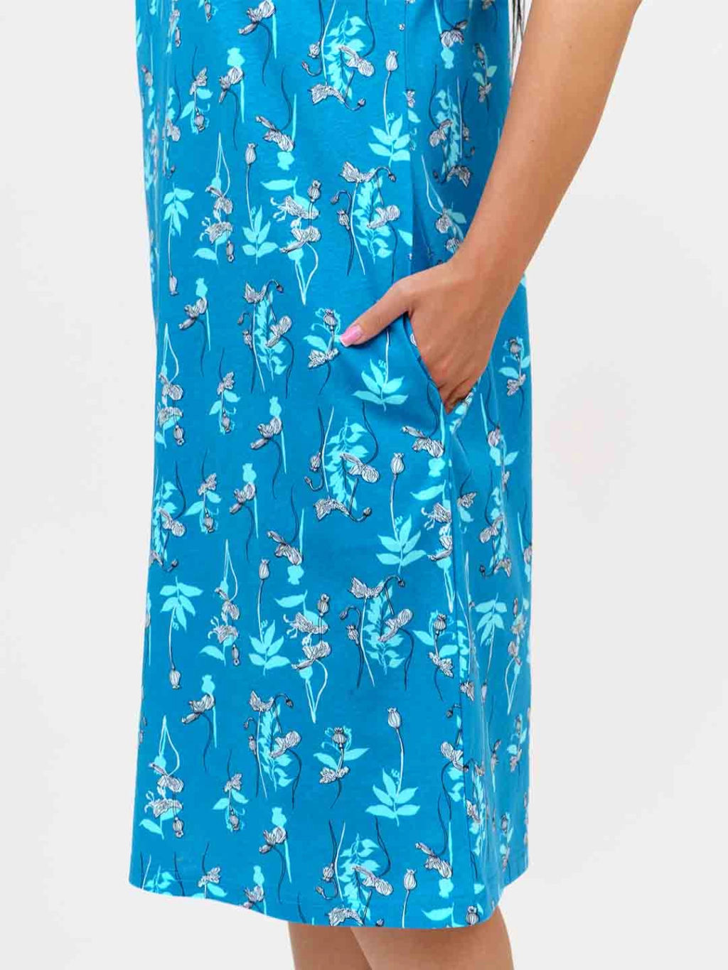 Платье женское, цвет бирюзовый