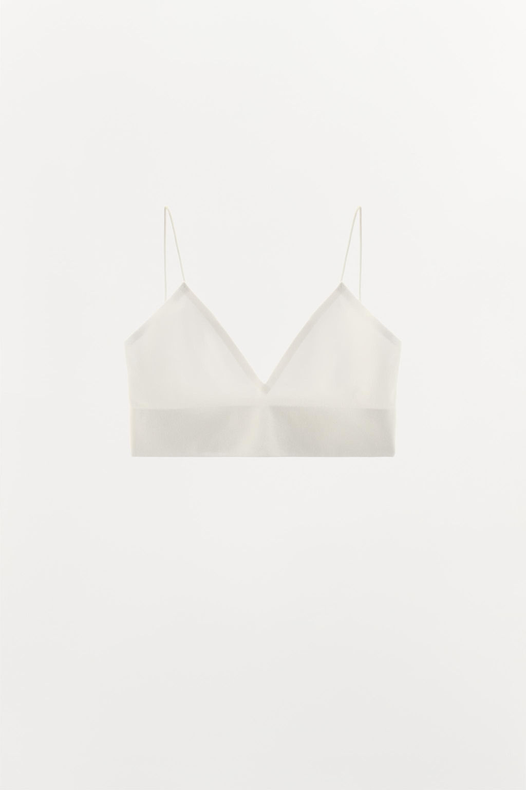 SEAMLESS TRIANGLE BRALETTE - Zara фото 7