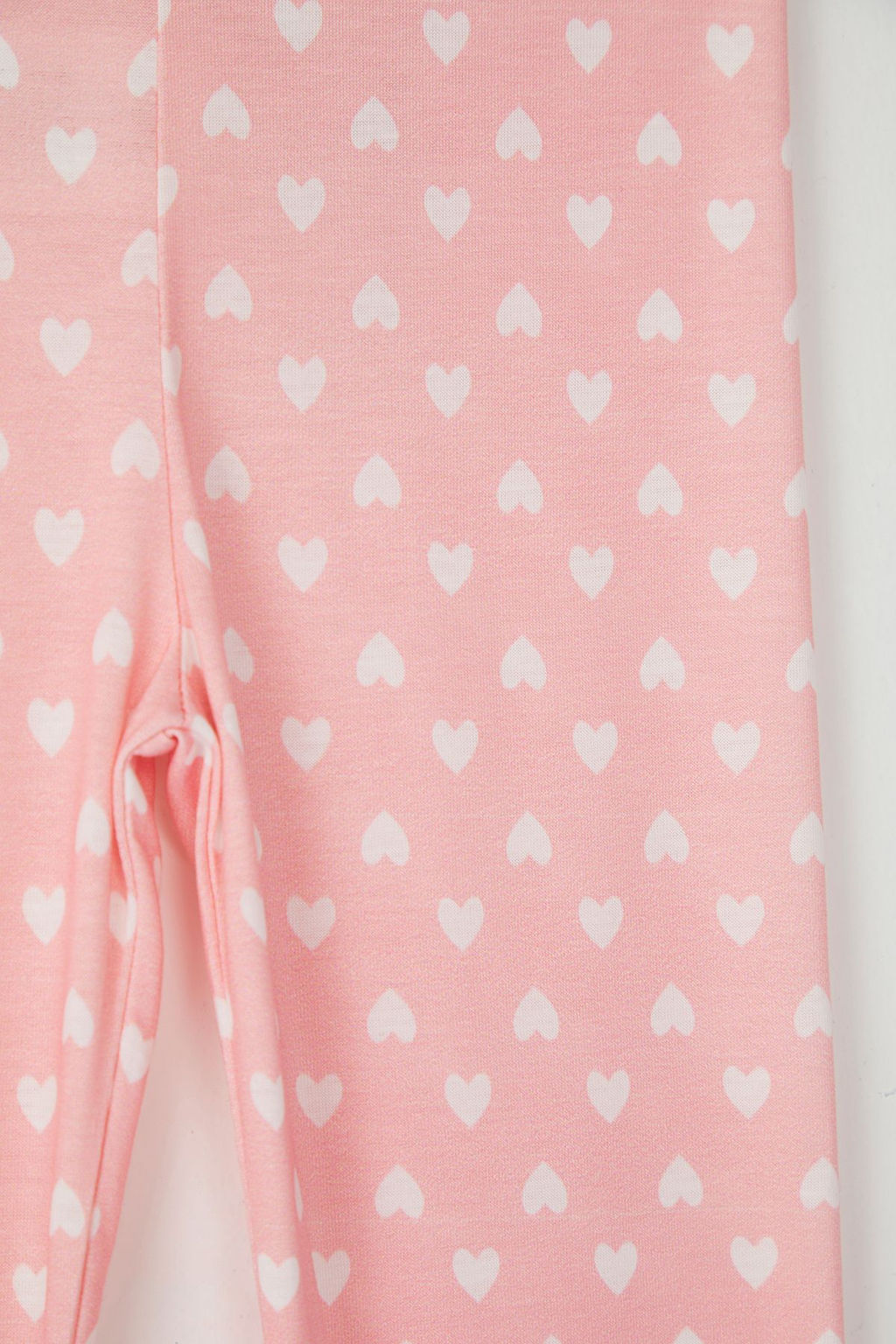 Pudra K?z Cocuk Kalp Desenli Pamuklu Orme Tayt TKDSS25TA00014 - Trendyolmilla фото 2