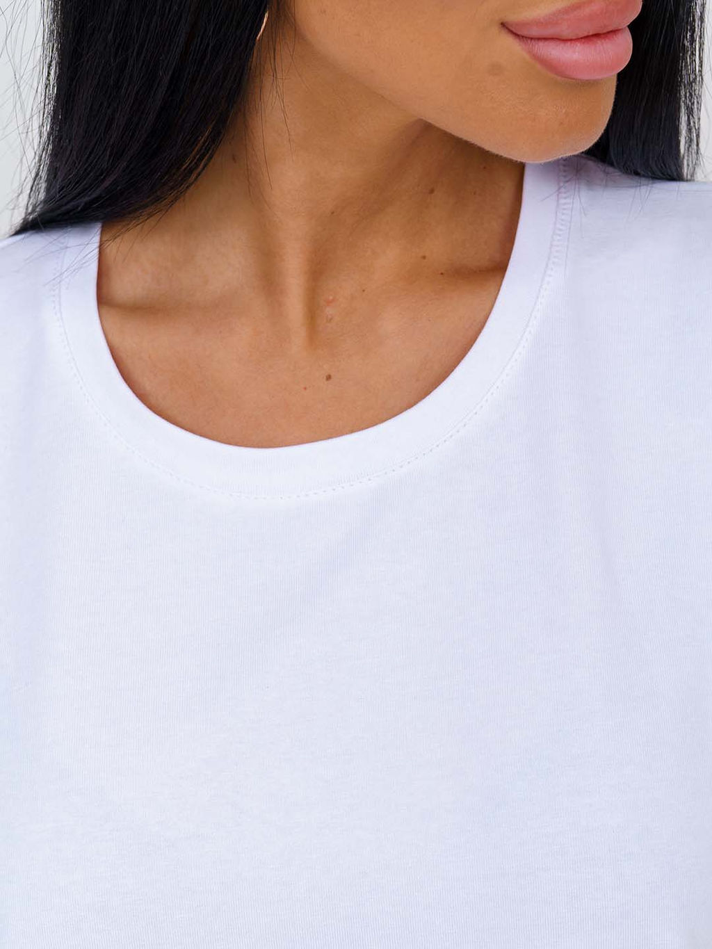 Футболка женская, цвет белый