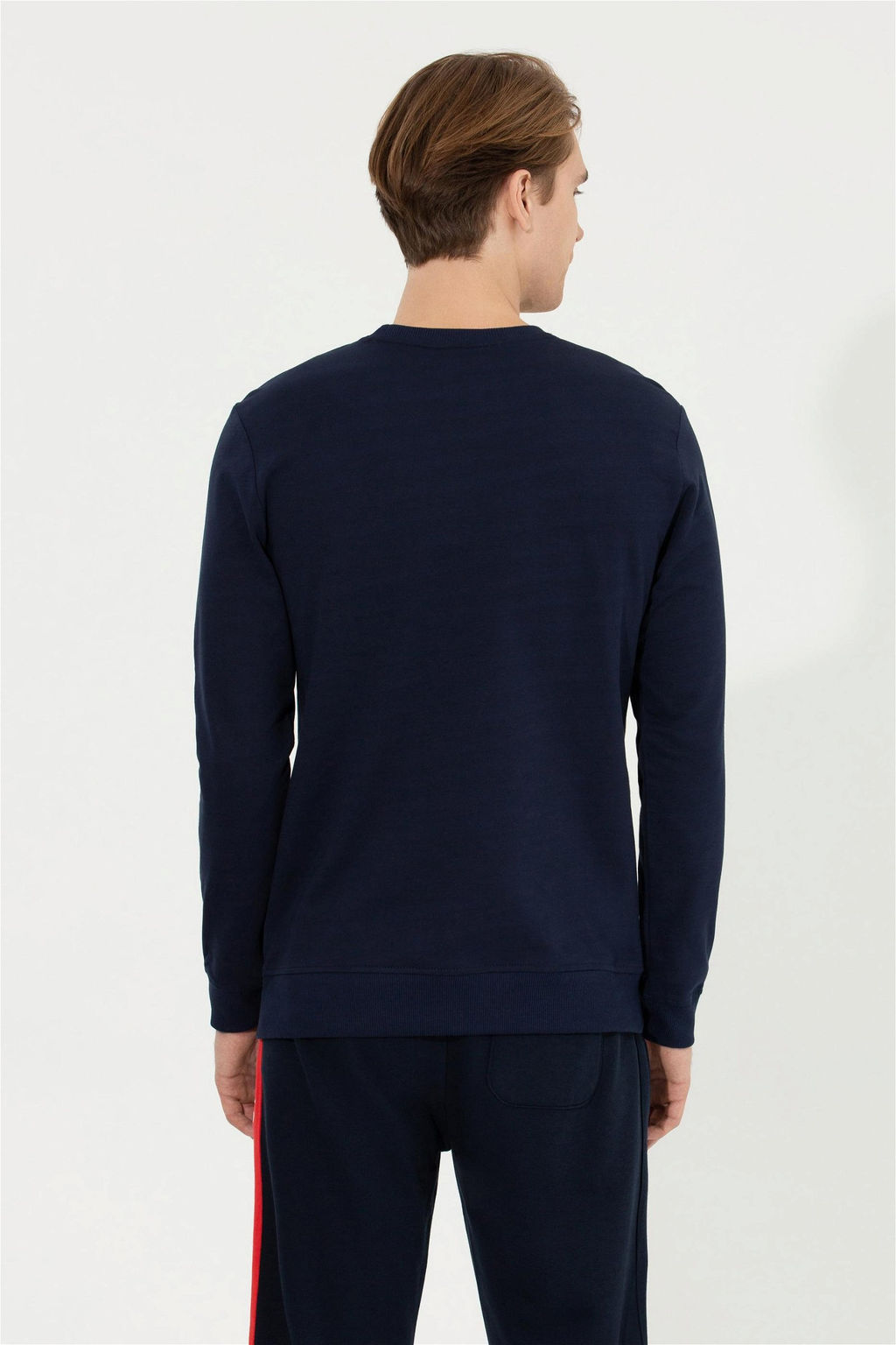 Мужской темно-синий базовый свитшот Неожиданная скидка в корзине - U.s. polo assn фото 5