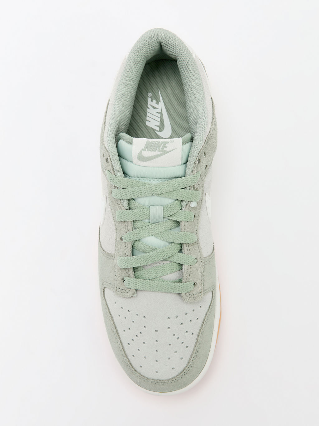 Кеды NIKE NIKE DUNK LOW RETRO SE Артикул 4593729, серо-зеленый