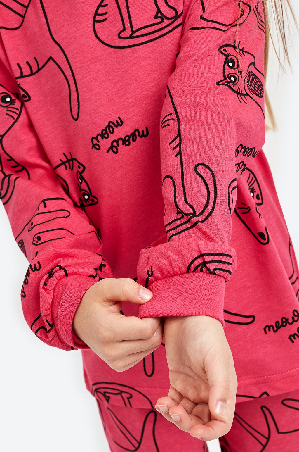 Хлопковая пижама для девочки Happyfox