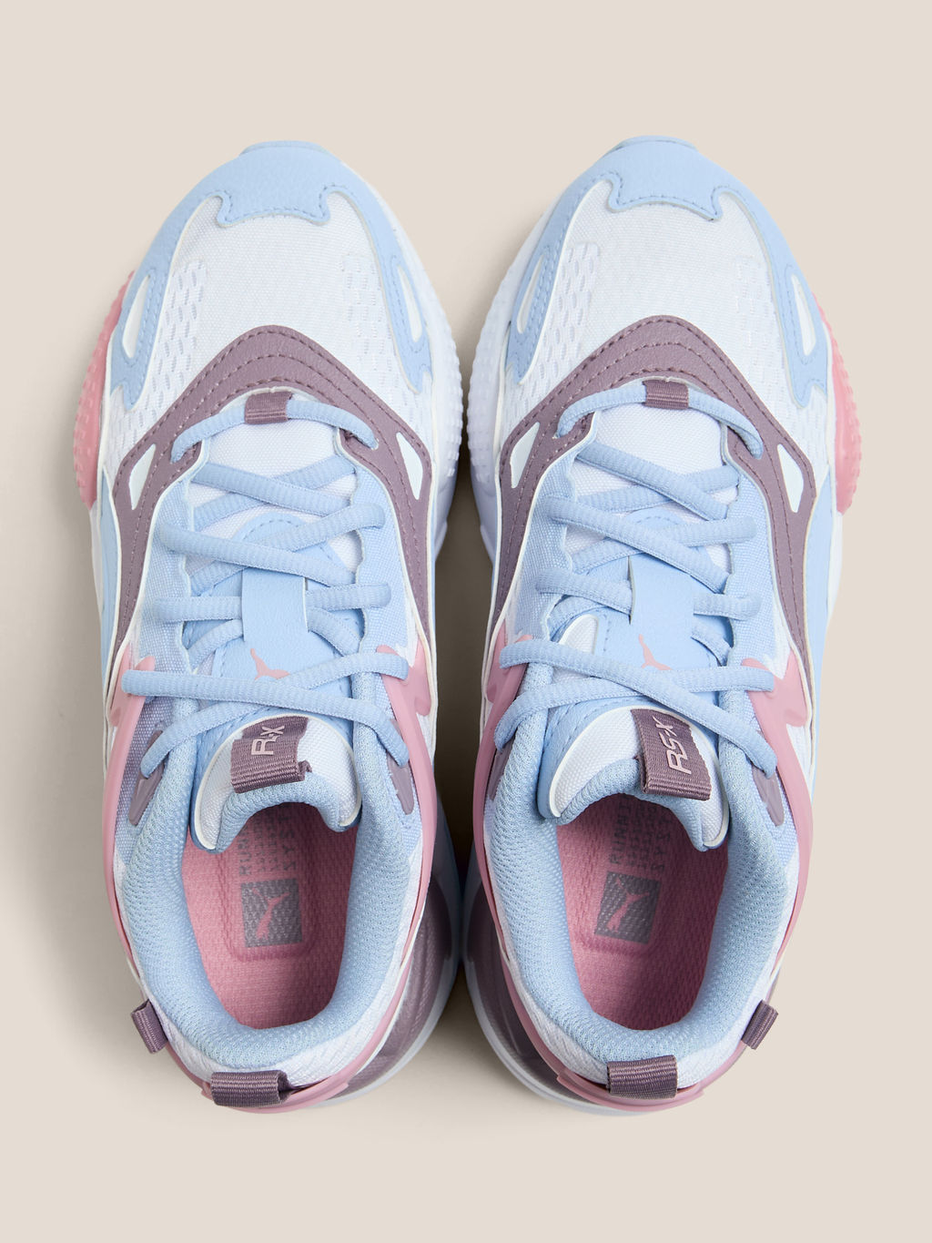 Детские кроссовки PUMA RS-X Efekt Kids Jr Артикул 4587472, светло-голубой