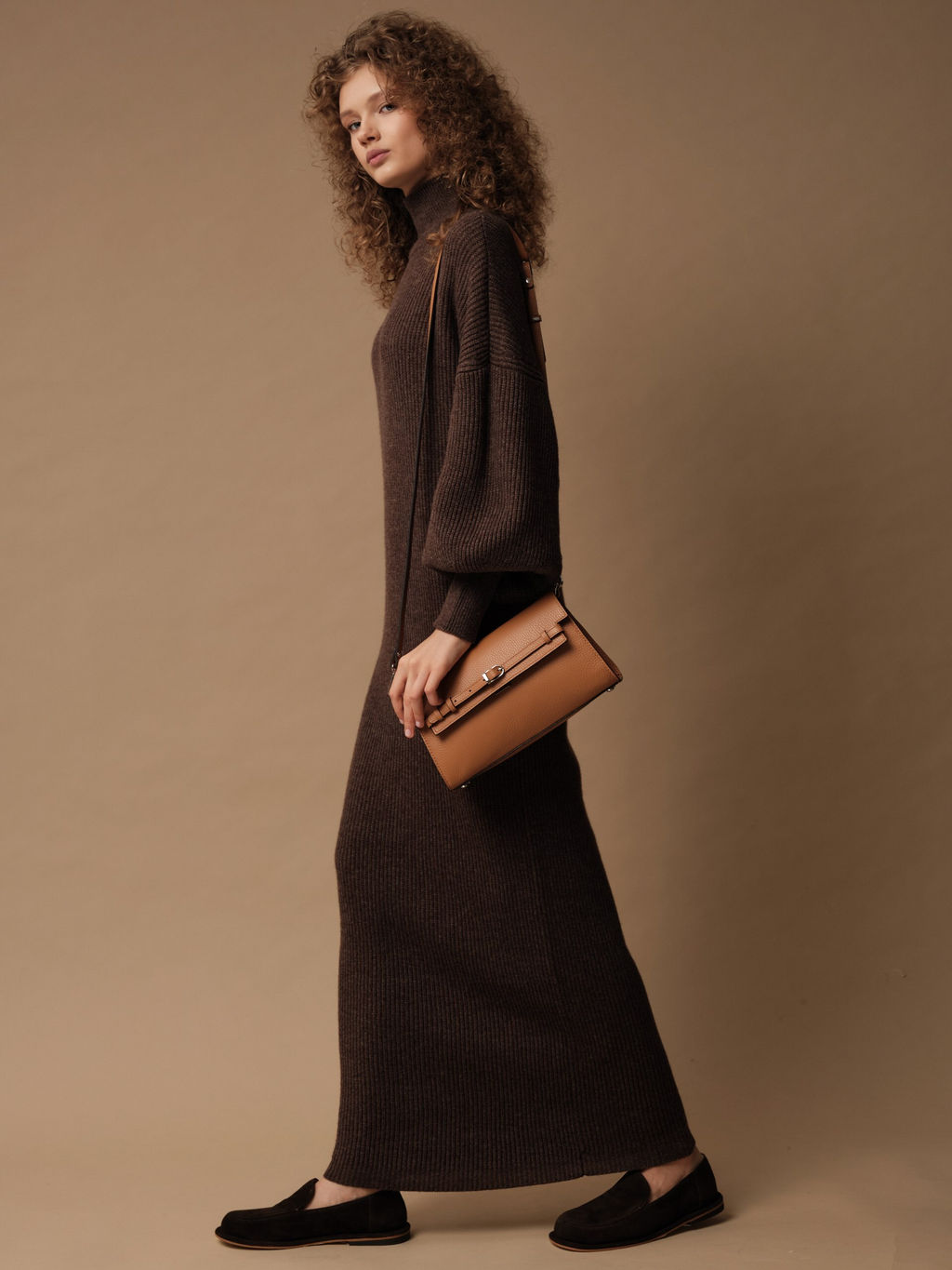 Сумка Emma DBR 31112 коричневый лист  фото 8