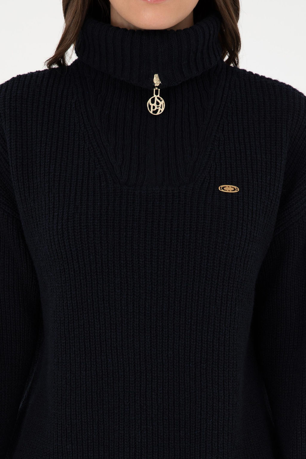 Женский темно-синий свитер Неожиданная скидка в корзине - U.s. polo assn фото 6