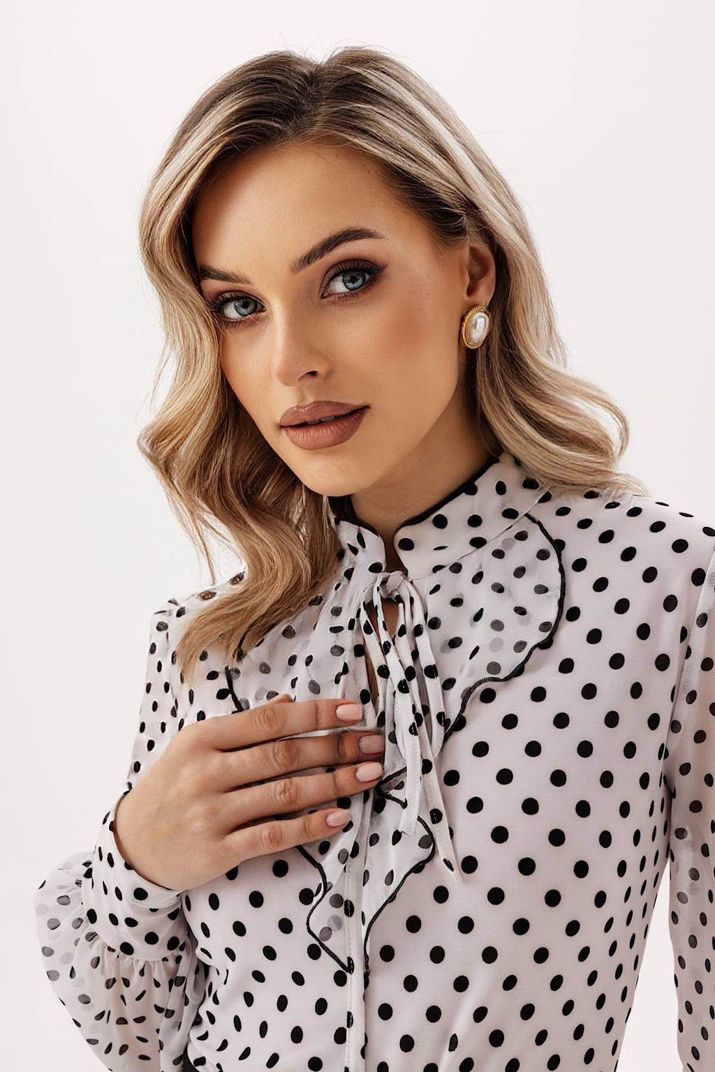 Блузка женская 7080/07/Молочный - Rise фото 4