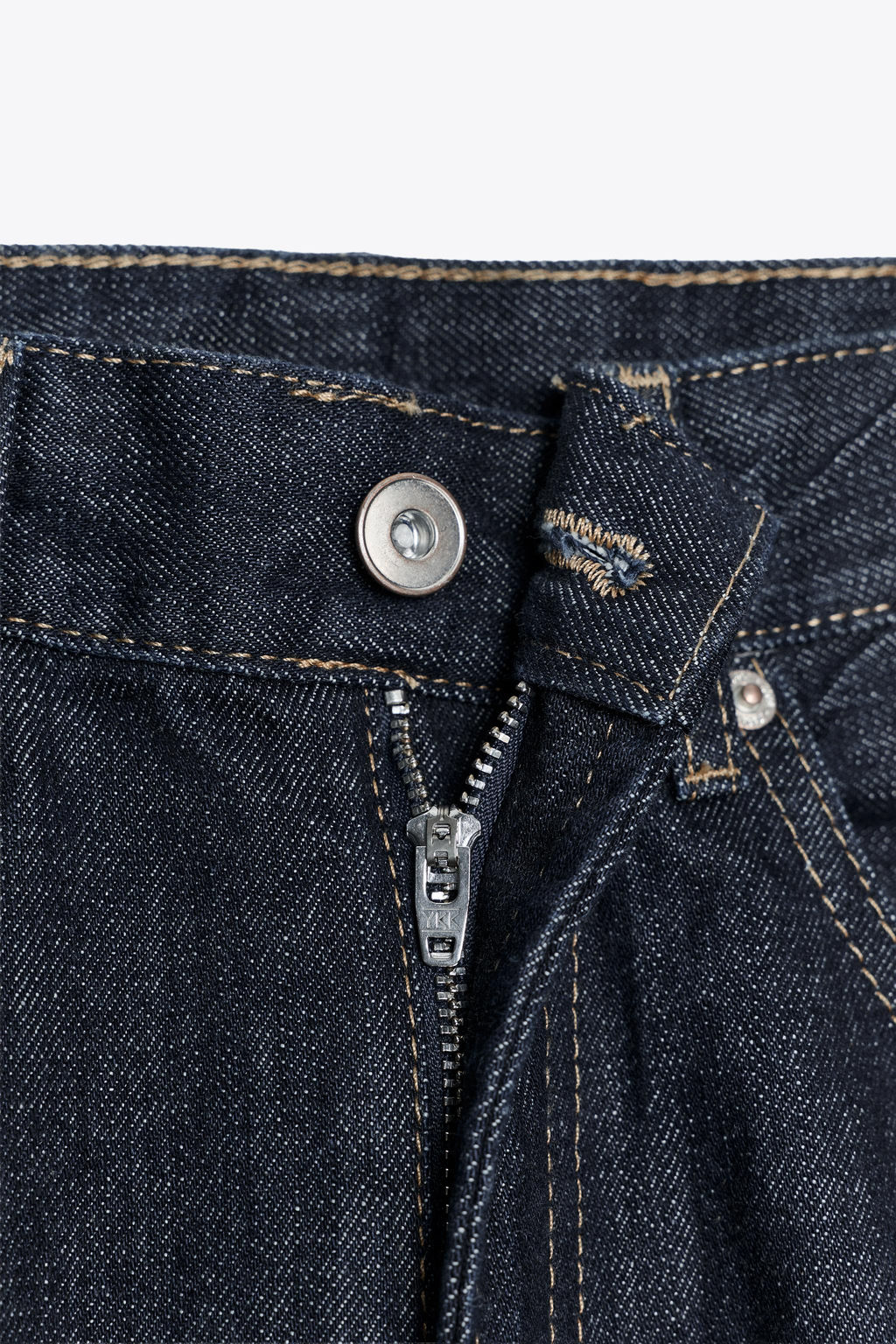 TRF STRAIGHT HIGH-WAIST JEANS WITH BELT LOOPS - Zara фото 9