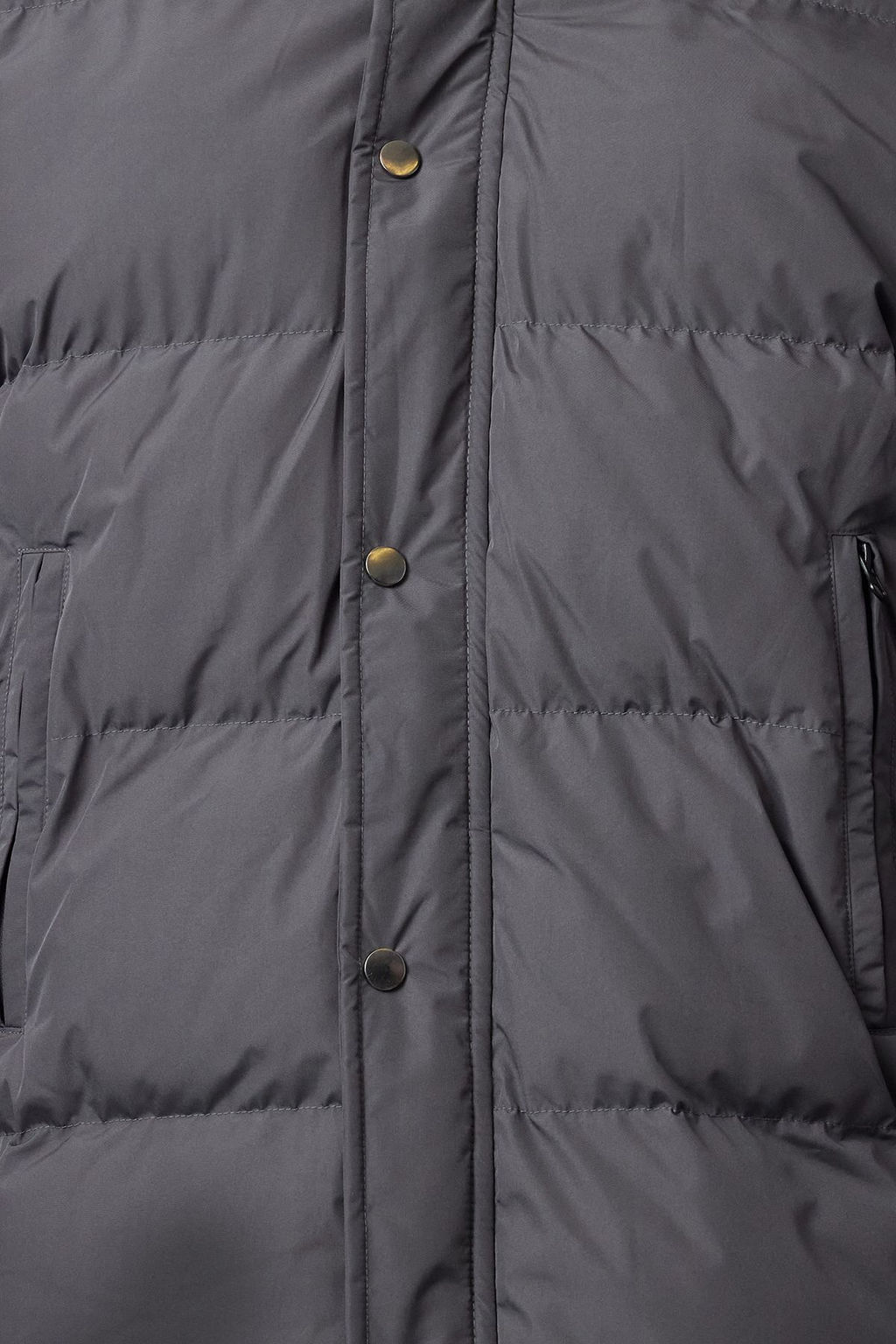 TRENDYOL MAN Antrasit Regular Fit Kapusonlu Fermuar Cepli Sisme K?sl?k Mont TMNAW25MO00021 - Trendyolmilla фото 4