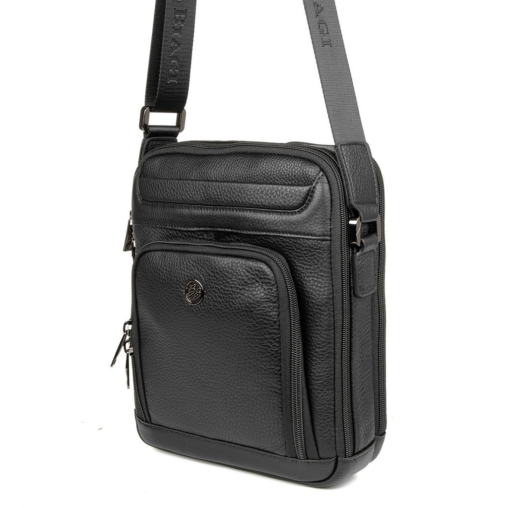 Мужская кожаная сумка - Barcelo biagi фото 3