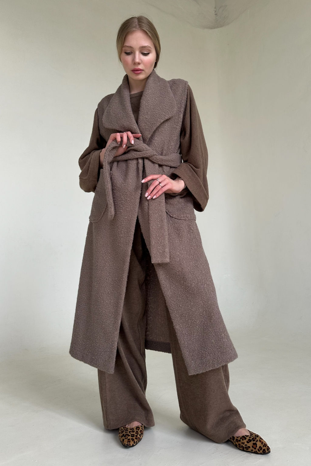 Жилет LAMB079/02/Бежевый - M&G all natural фото 5