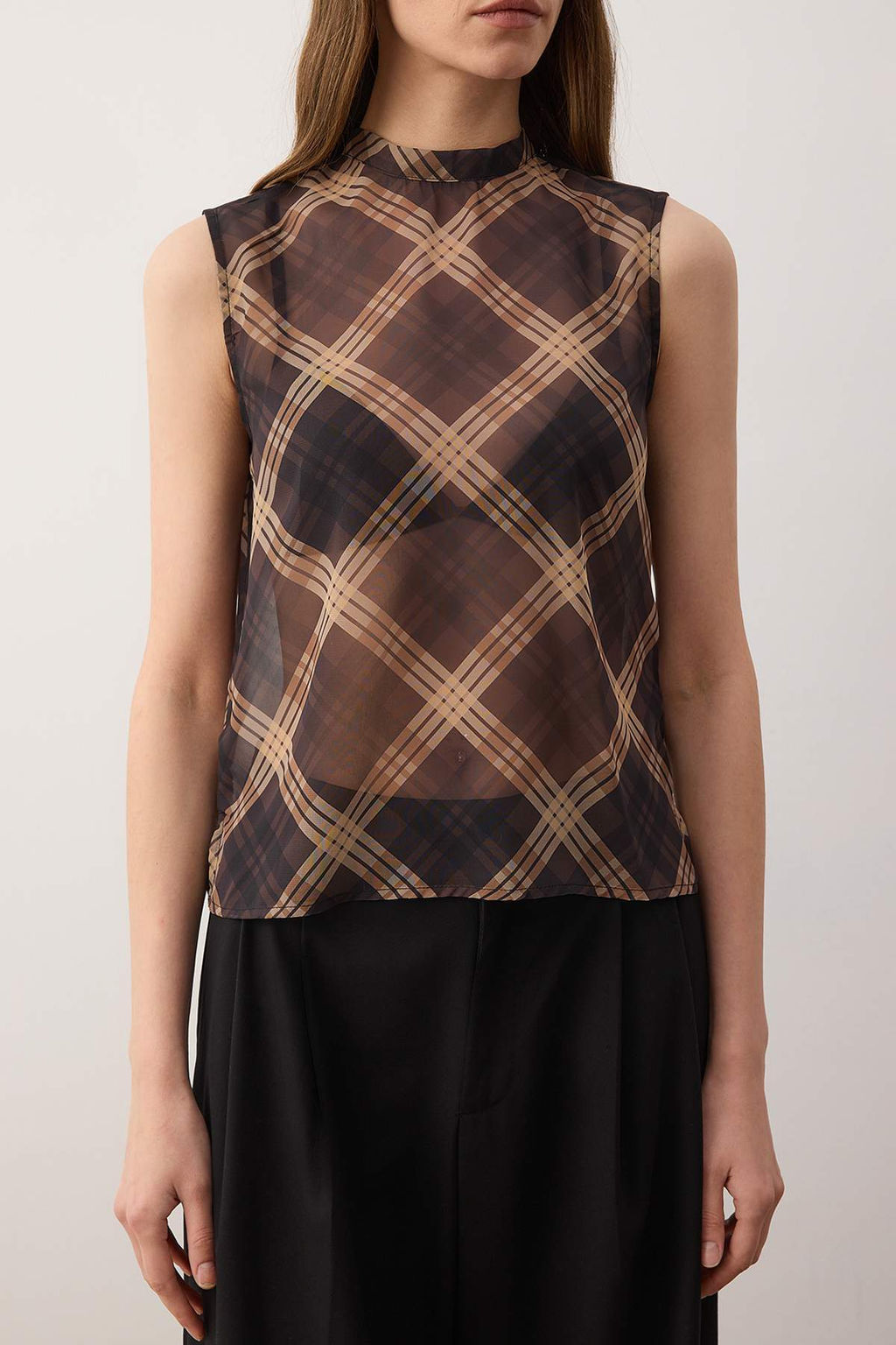 Kahverengi Dokuma Bluz TWOAW26BZ00298 - Trendyolmilla фото 5