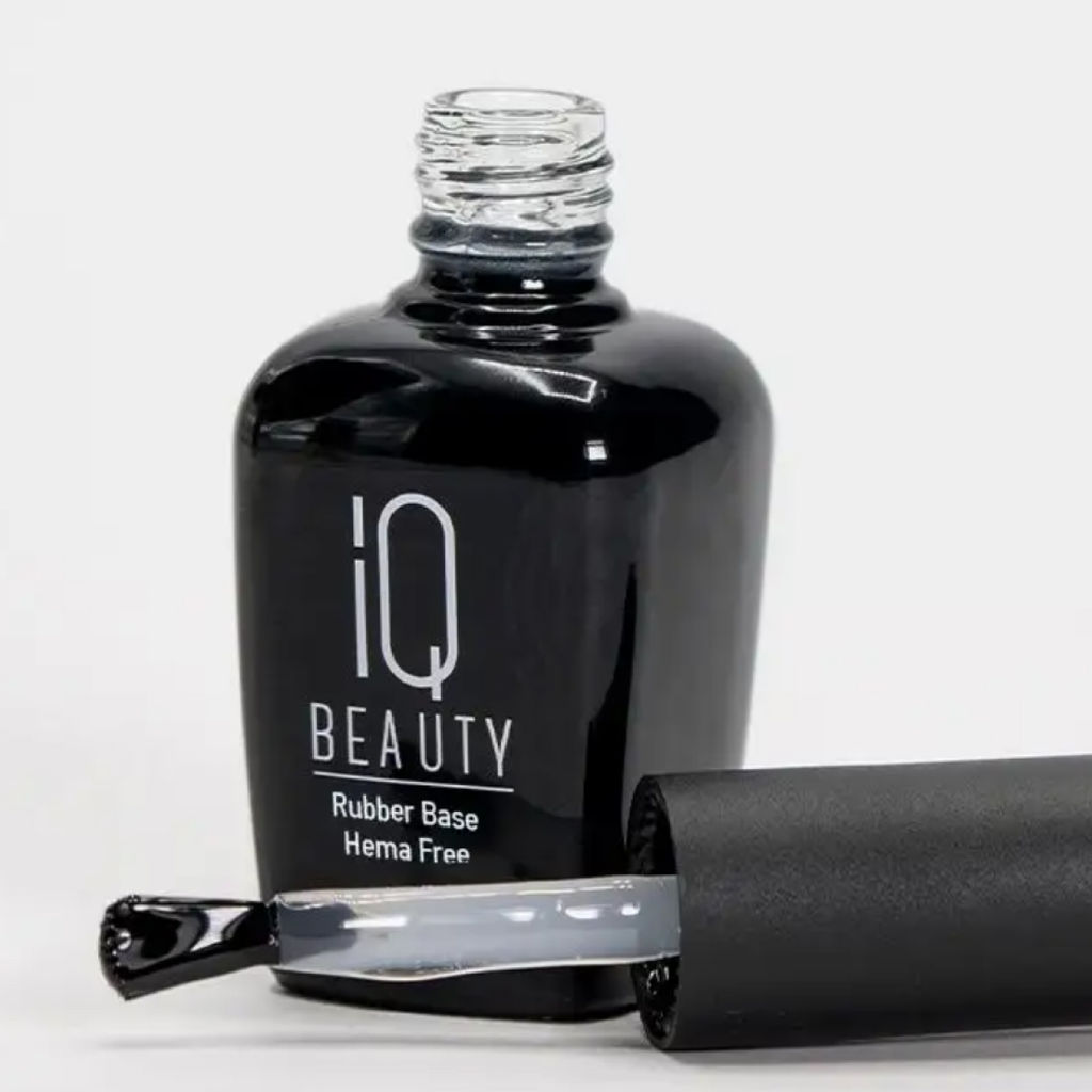 IQ Beauty Каучуковое базовое покрытие для гель-лака / Rubber Base Hema Free, 10 мл  фото 4