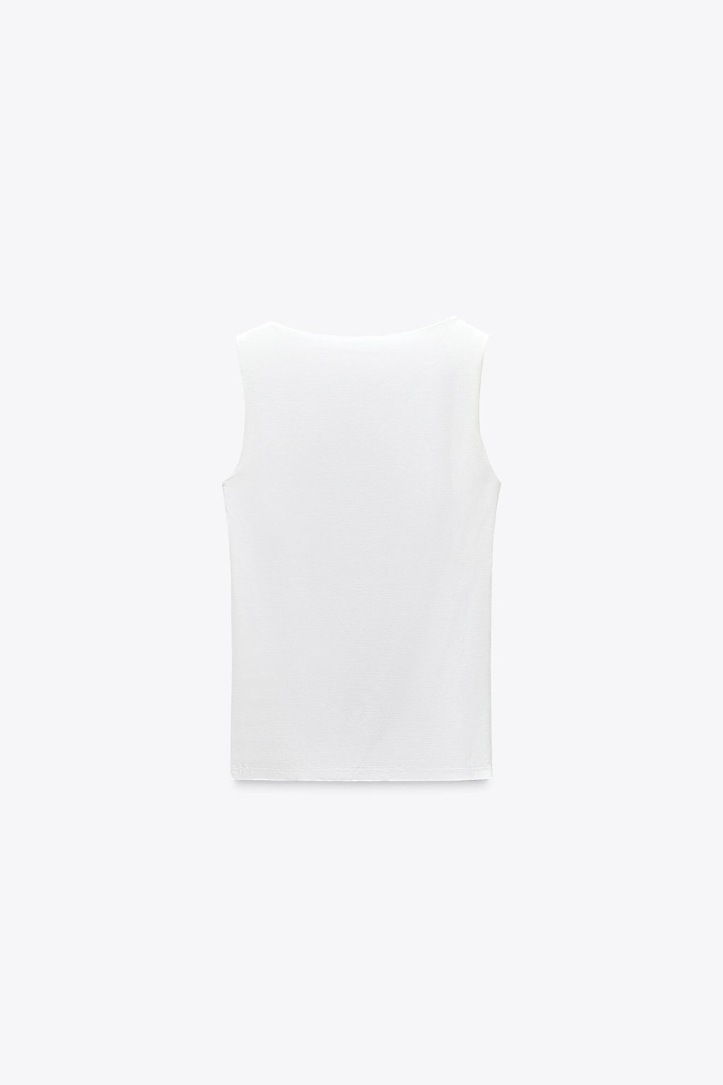 WIDE STRAP POLYAMIDE VEST TOP - Zara фото 42