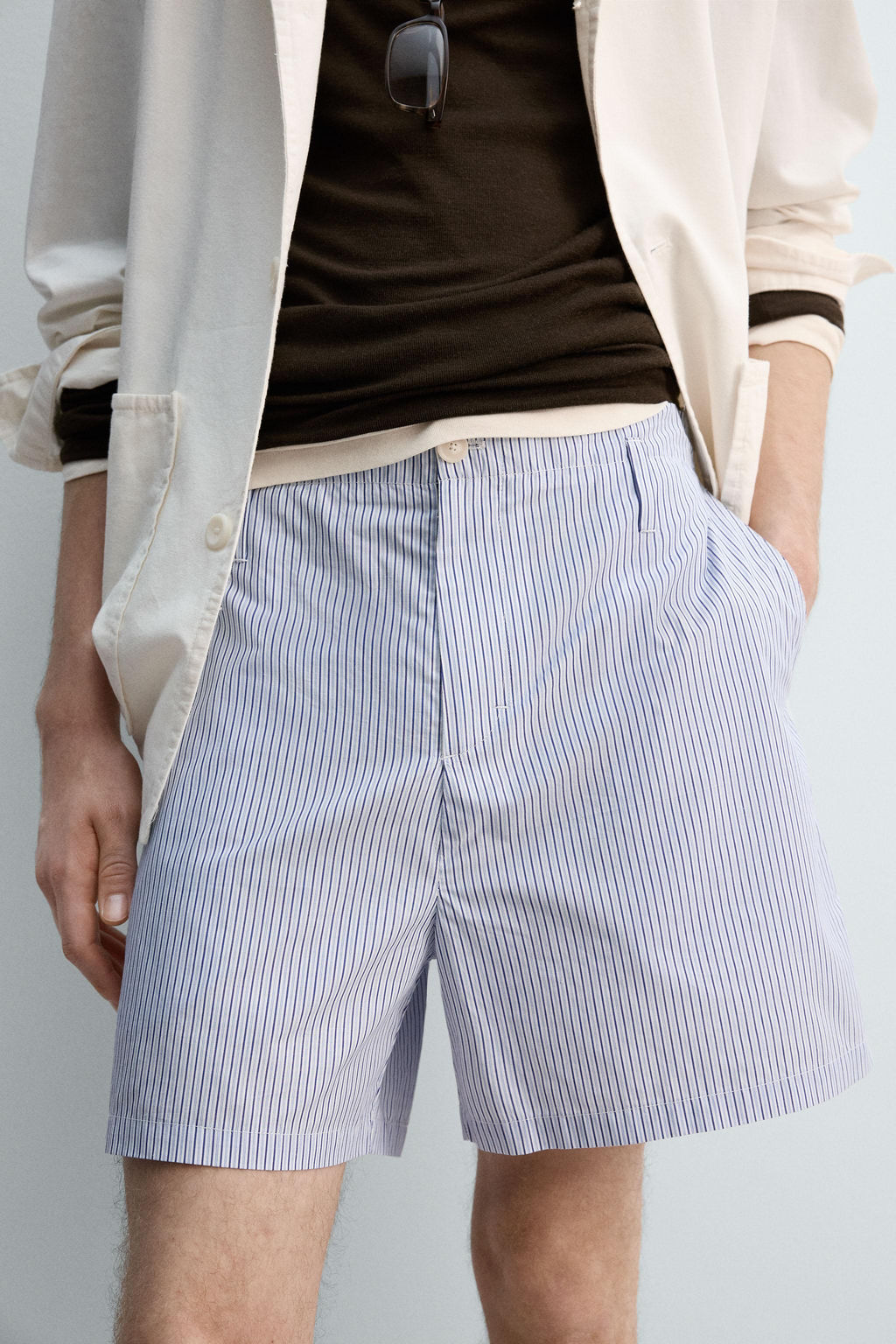 STRIPED BERMUDA SHORTS LIMITED EDITION - Zara фото 6