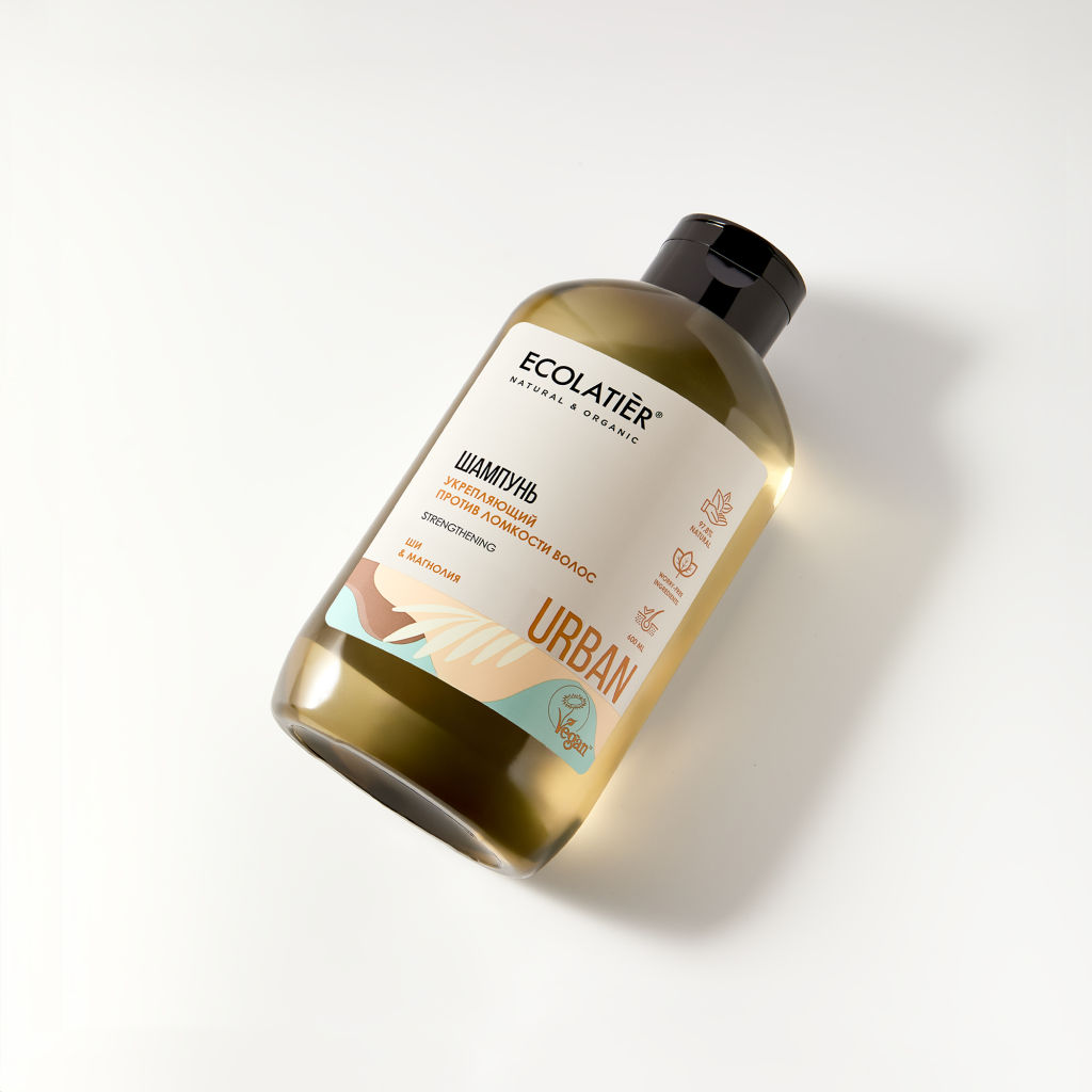 Ecolatier URBAN Шампунь укрепляющий против ломкости волос ши & магнолия, 600мл