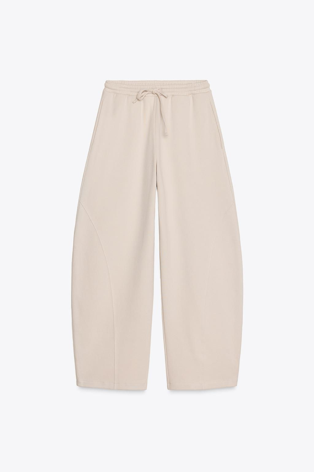 CONTRAST BALLOON TROUSERS - Zara фото 5