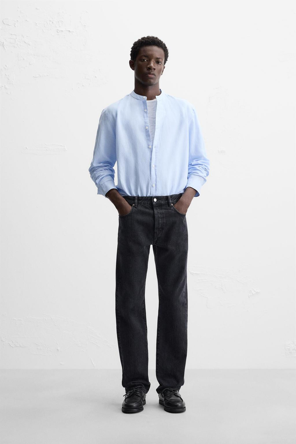 COTTON - LINEN SHIRT - Zara фото 16