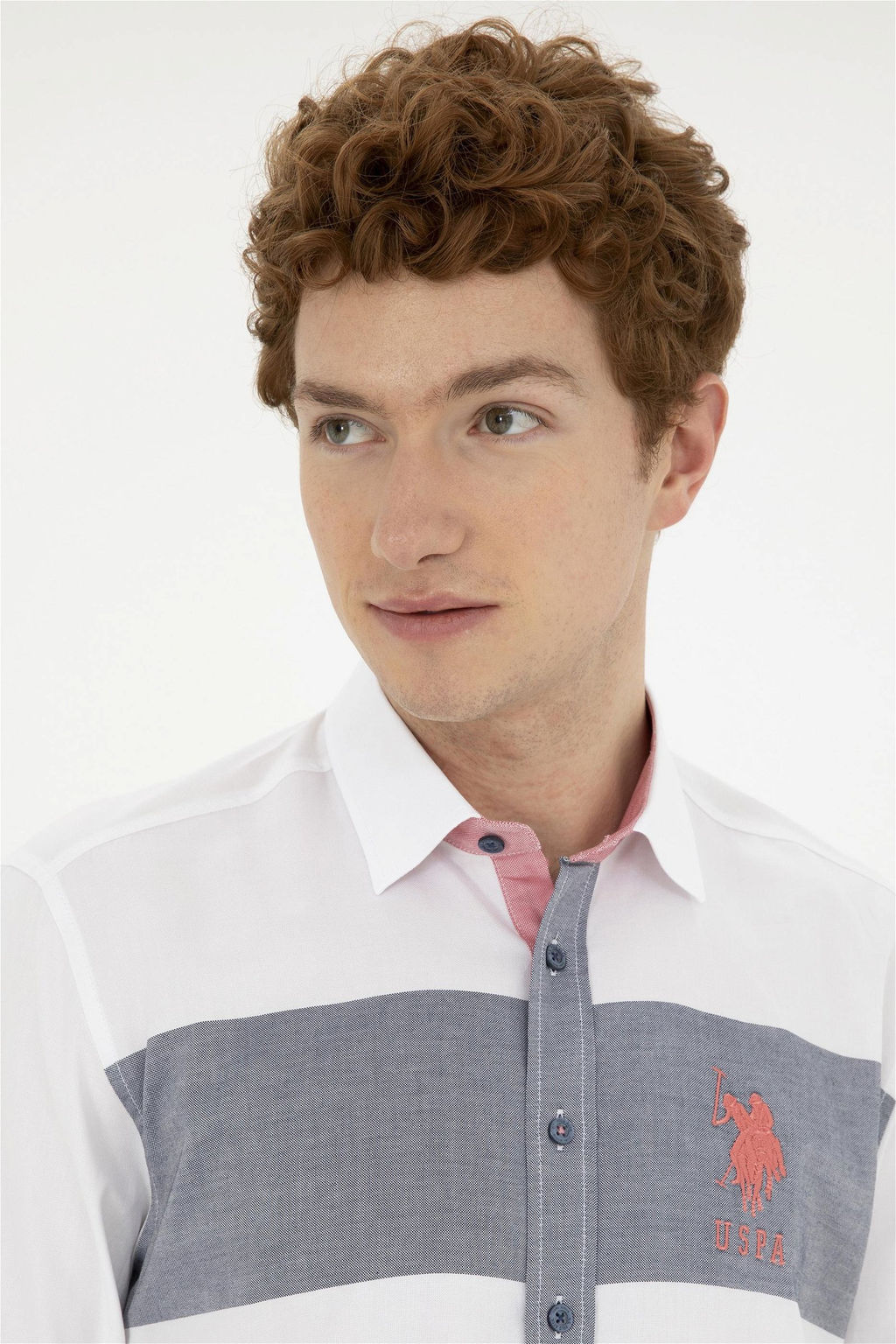 Мужская темно-синяя рубашка с длинным рукавом Неожиданная скидка в корзине - U.s. polo assn фото 2