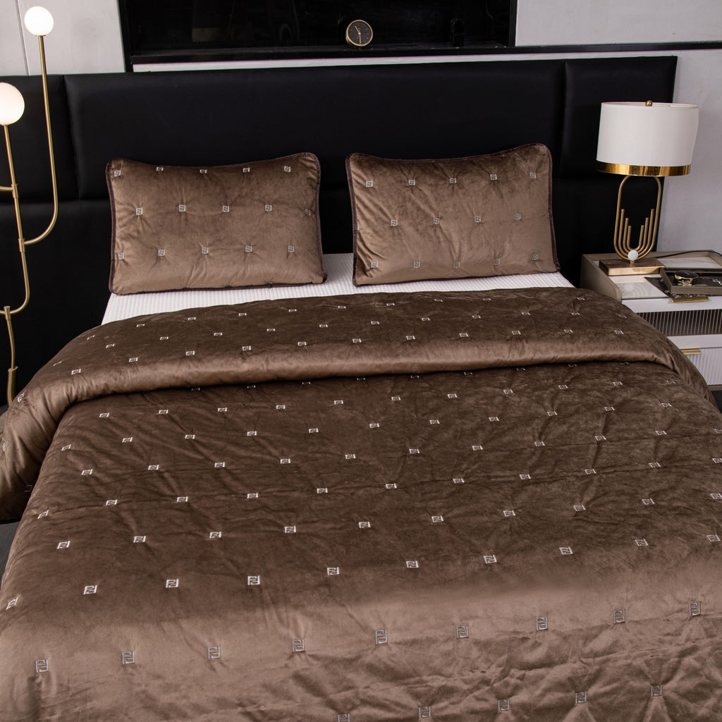 Велюровое покрывало Grande/Грандэ OVS012 240*260 - Ситрейд фото 6