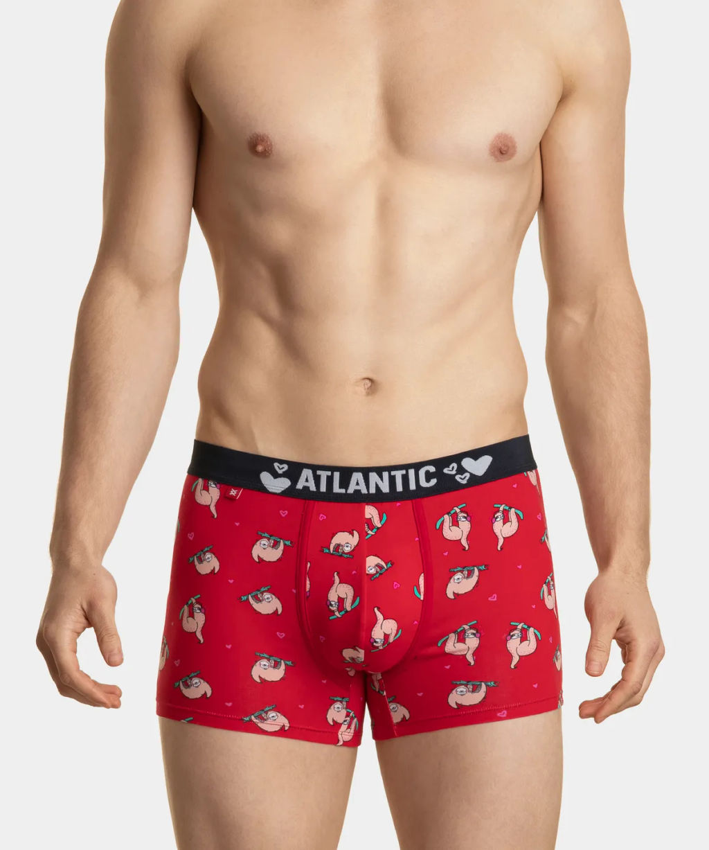 ATLANTIC 2GMH-018 Трусы шорты Valentines - набор 2 шт.  фото 4