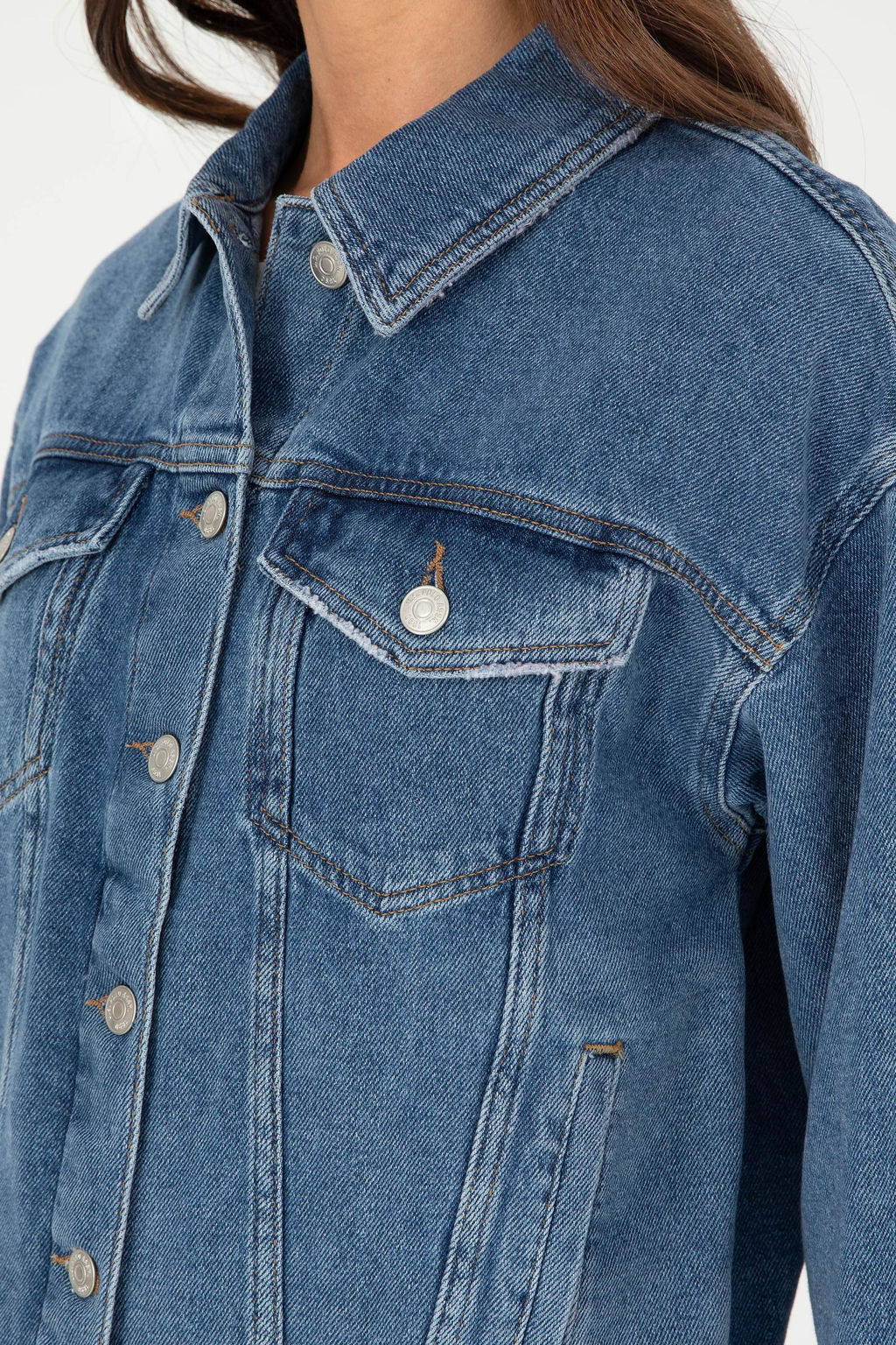 Женская синяя джинсовая рубашка Неожиданная скидка в корзине - U.s. polo assn фото 7