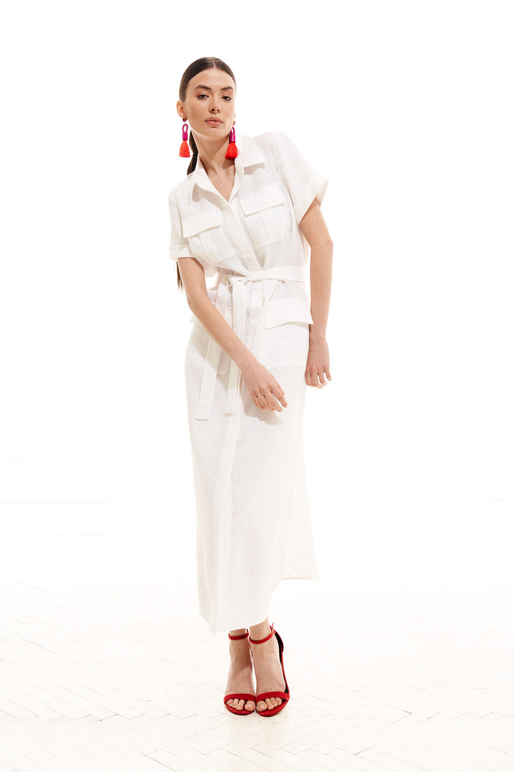 Платье 1996.1 (Лен - 100%) - Elletto фото 5