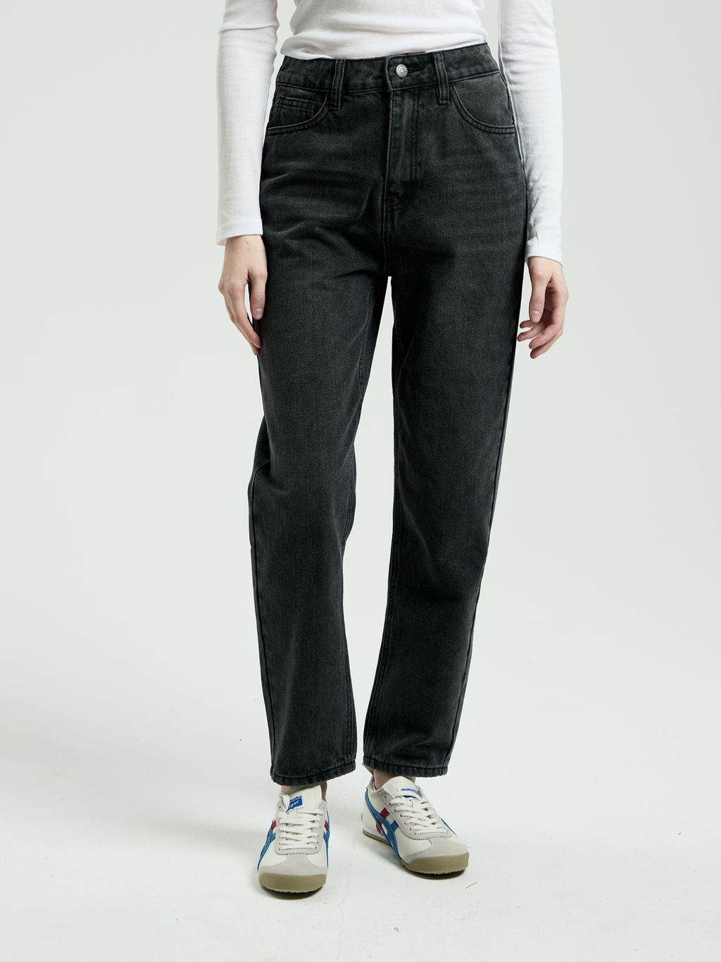 DESIMALL Женские Джинсы Mom