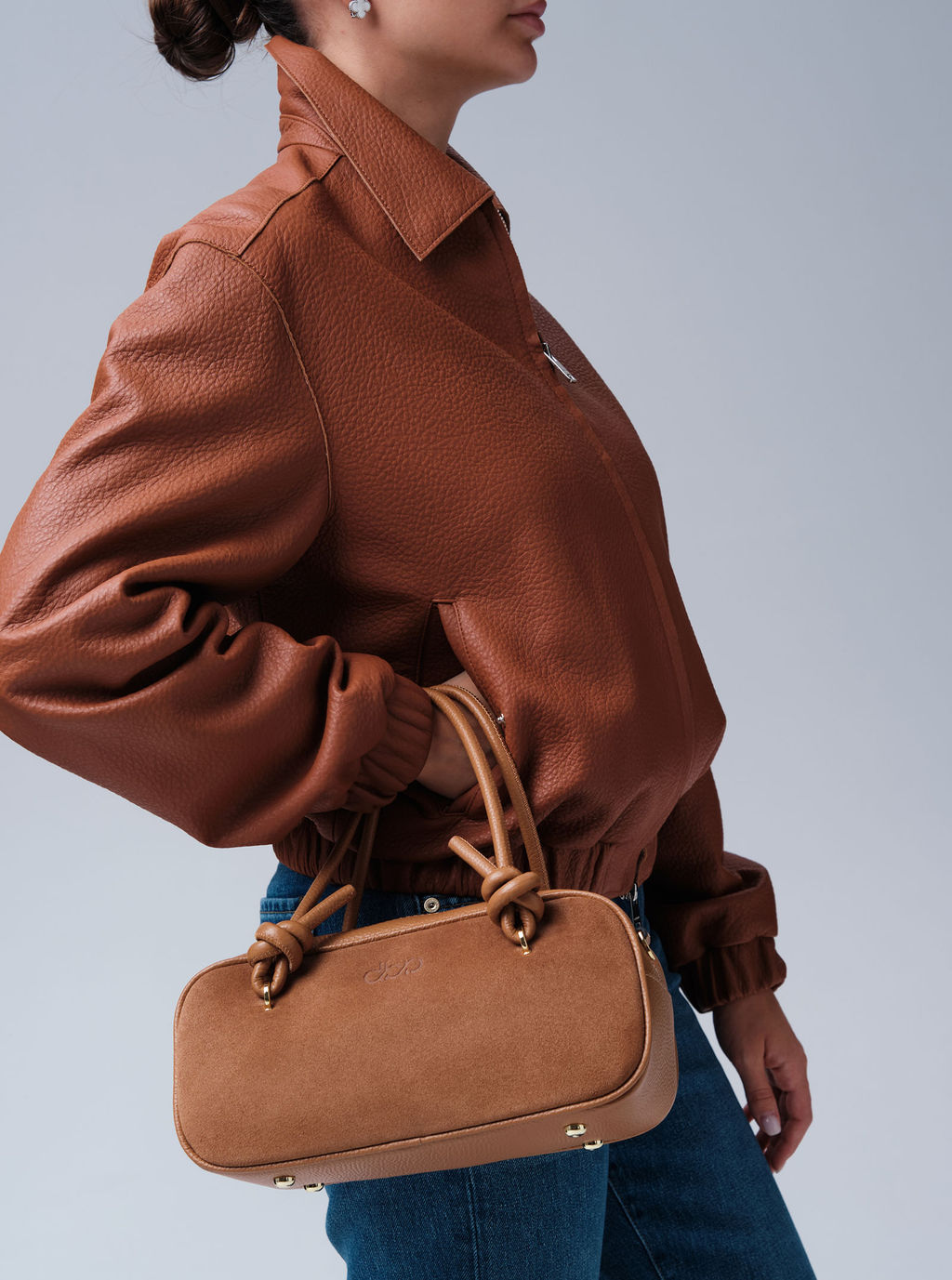 Сумка Curl DBR 31363 светло-коричневый  фото 4