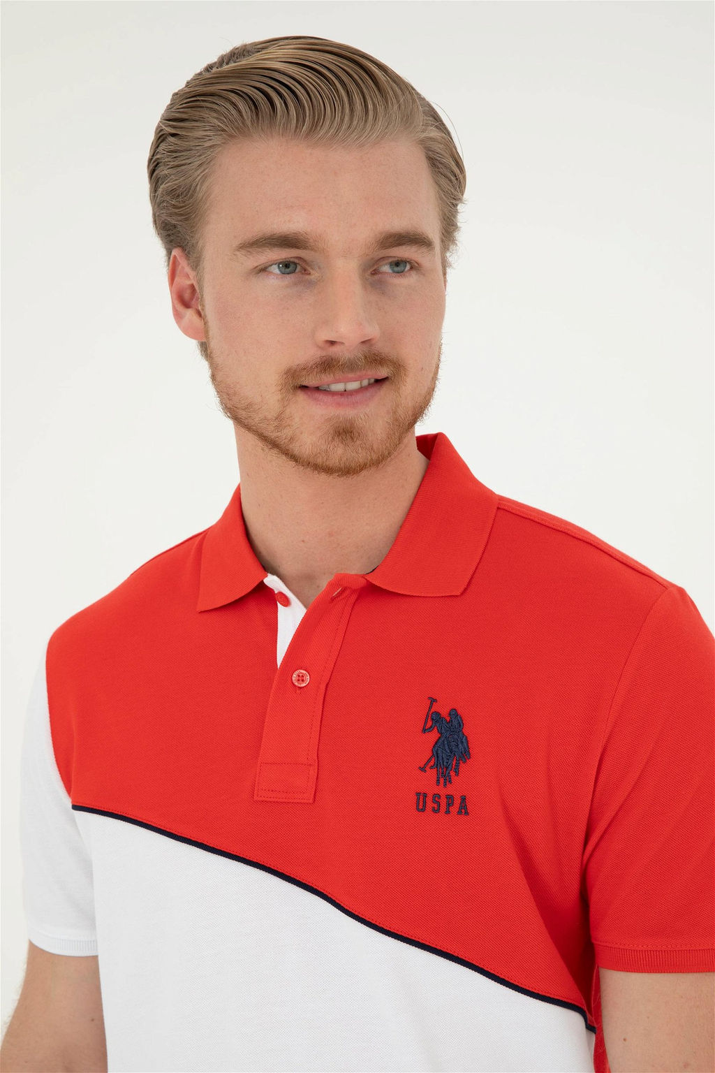 U. S. Polo Assn / Мужская красная футболка - U.s. polo assn фото 2