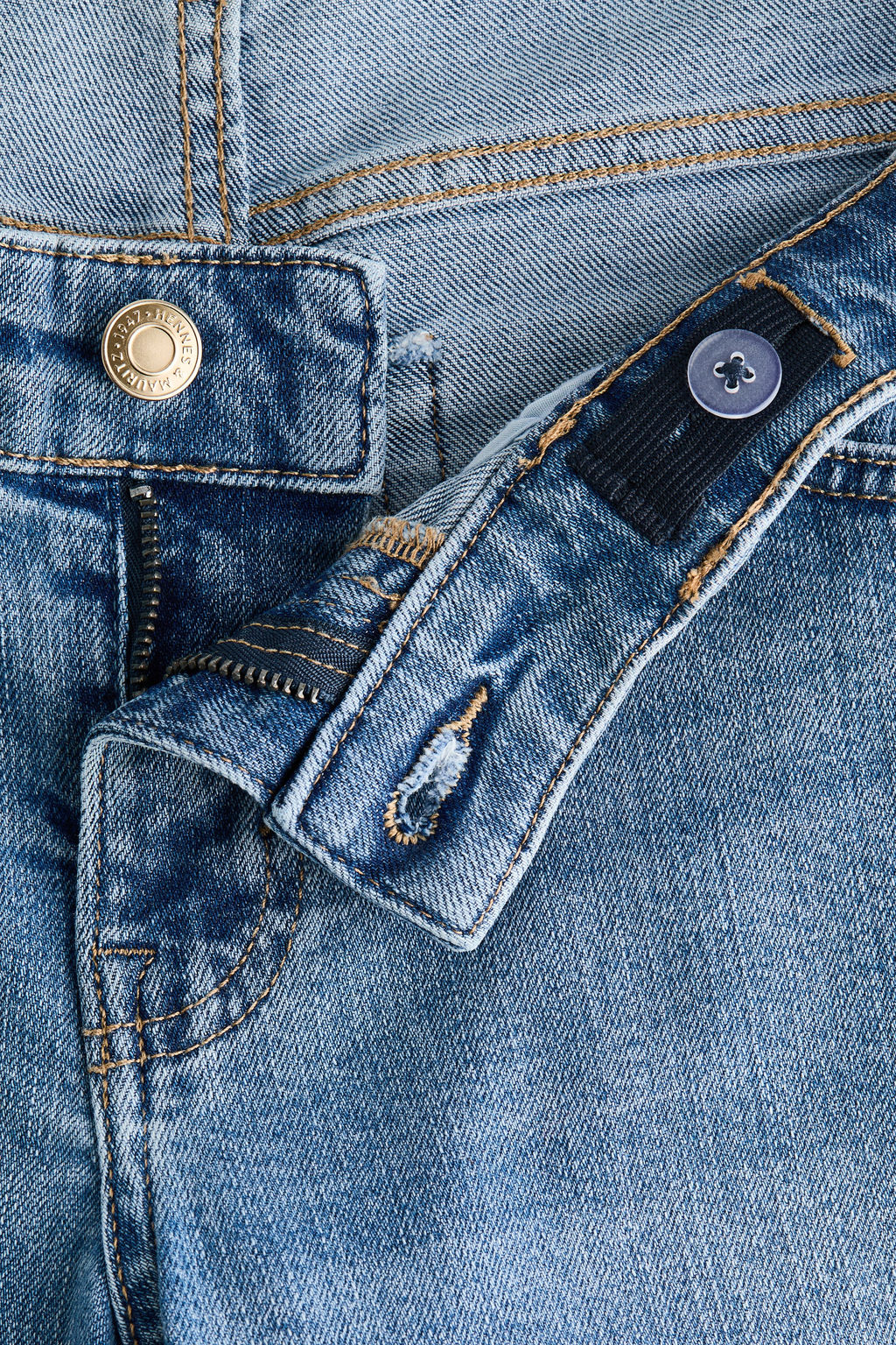 MAMA Wide Low Waist Ankle Jeans - H&m фото 10