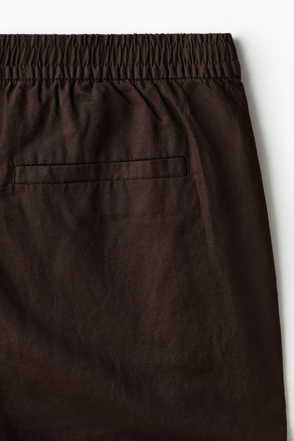 Pantal?n corto en mezcla de lino Regular Fit - H&m фото 9