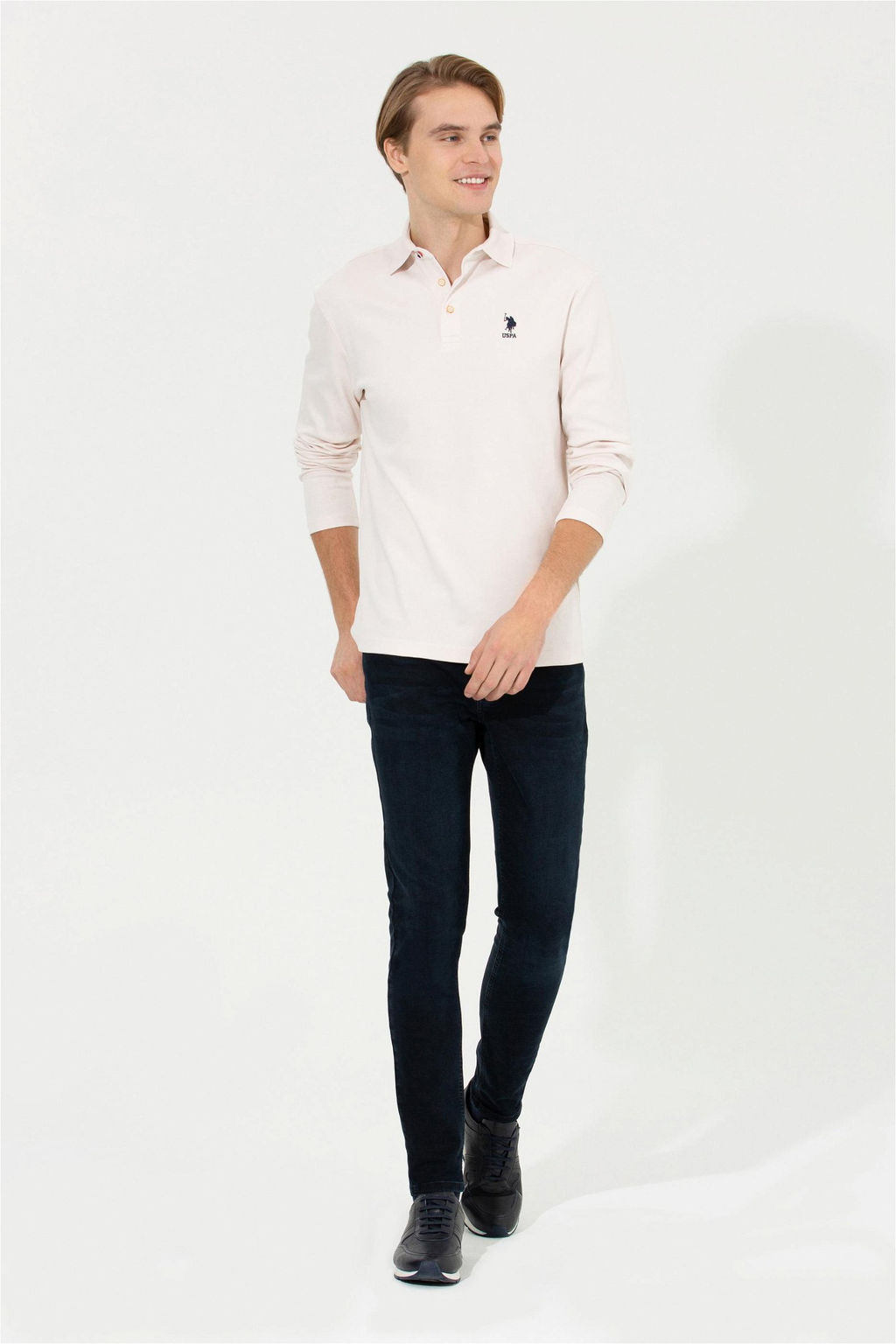 U. S. Polo Assn / Мужской свитшот цвета экрю - U.s. polo assn фото 10