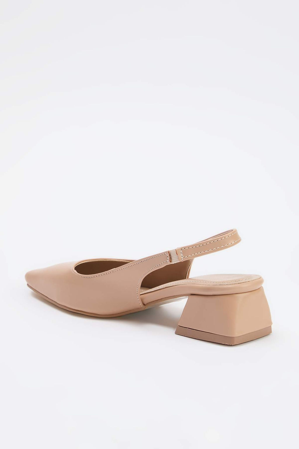 Bej Kad?n 3,5 cm Klasik Topuklu Ayakkab? TAKSS26TO00012