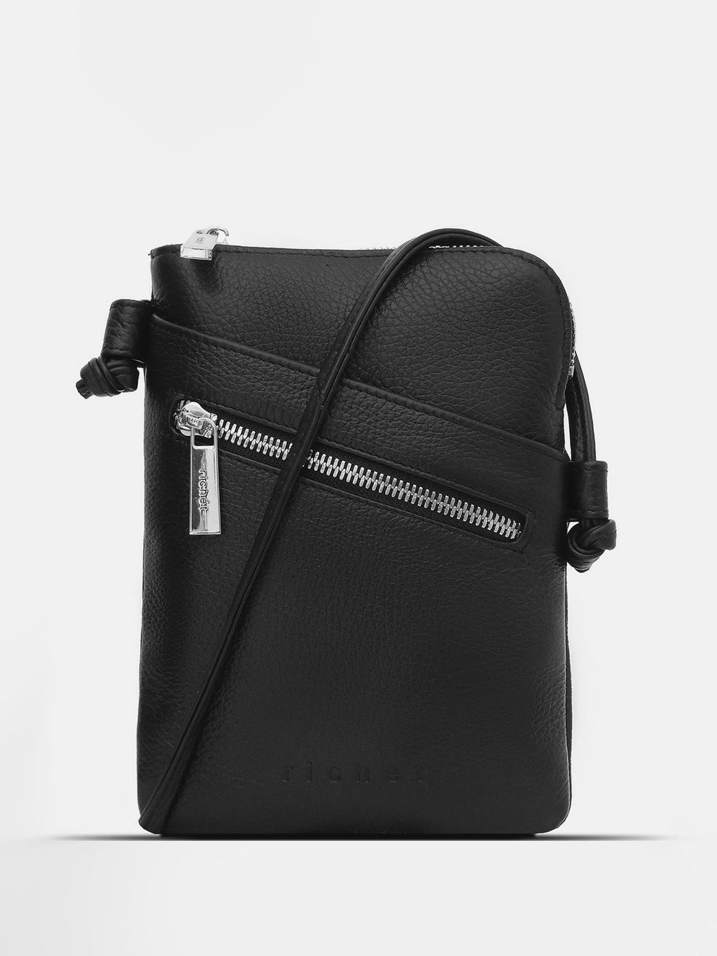 Женская кожаная сумка Richet 2918LN 376 Черный