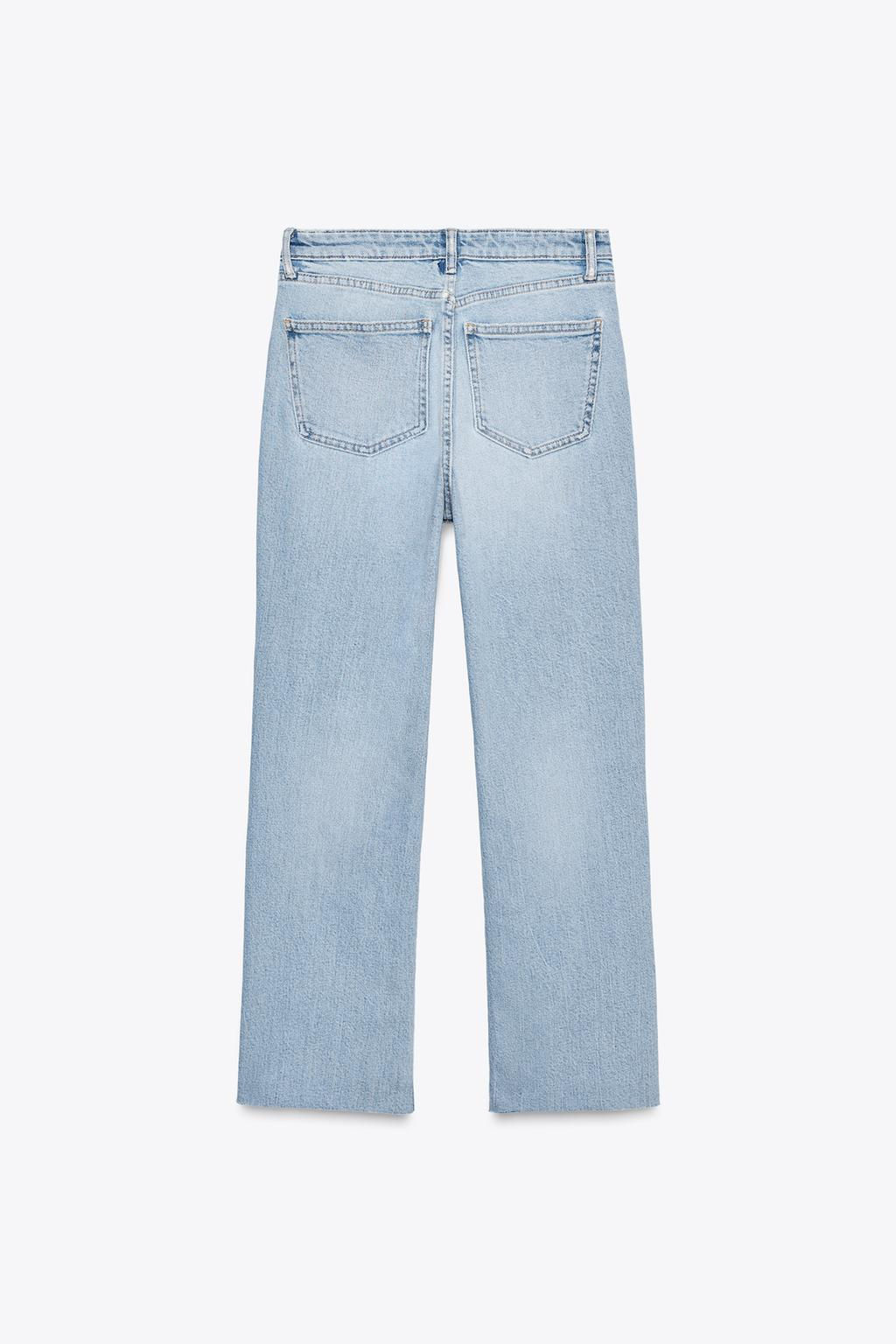 TRF CROPPED FLARE HIGH-WAIST JEANS - Zara фото 37
