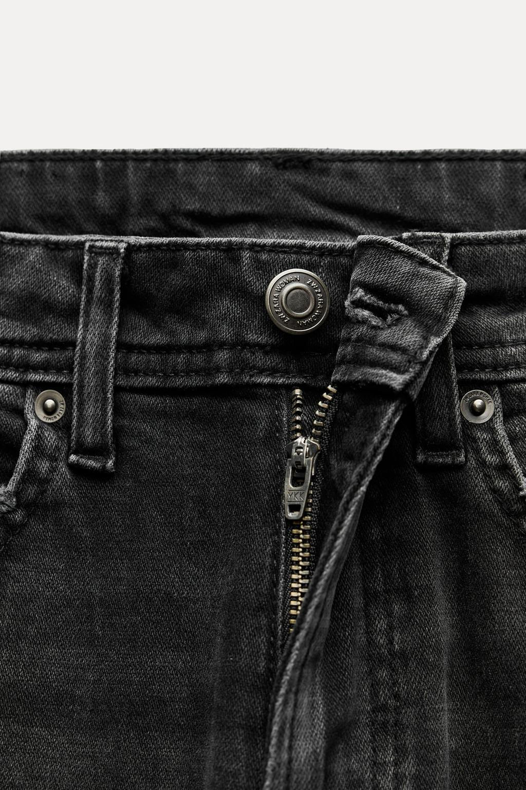 ZW COLLECTION RELAXED SLIM FIT MID-RISE JEANS - Zara фото 12