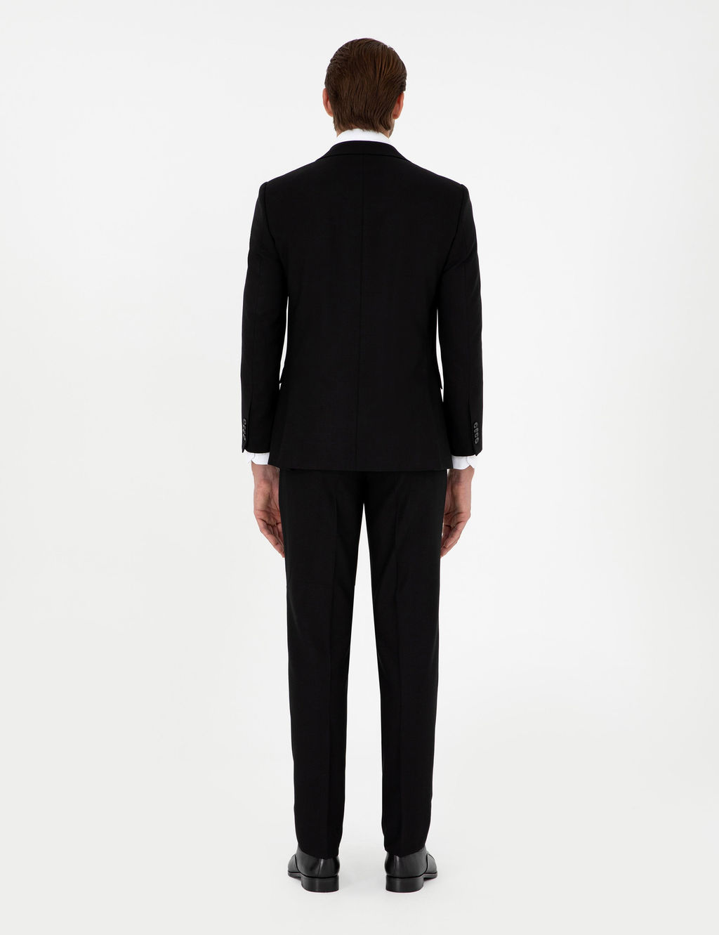 Siyah Ex. Slim Fit Tak_m Elbise