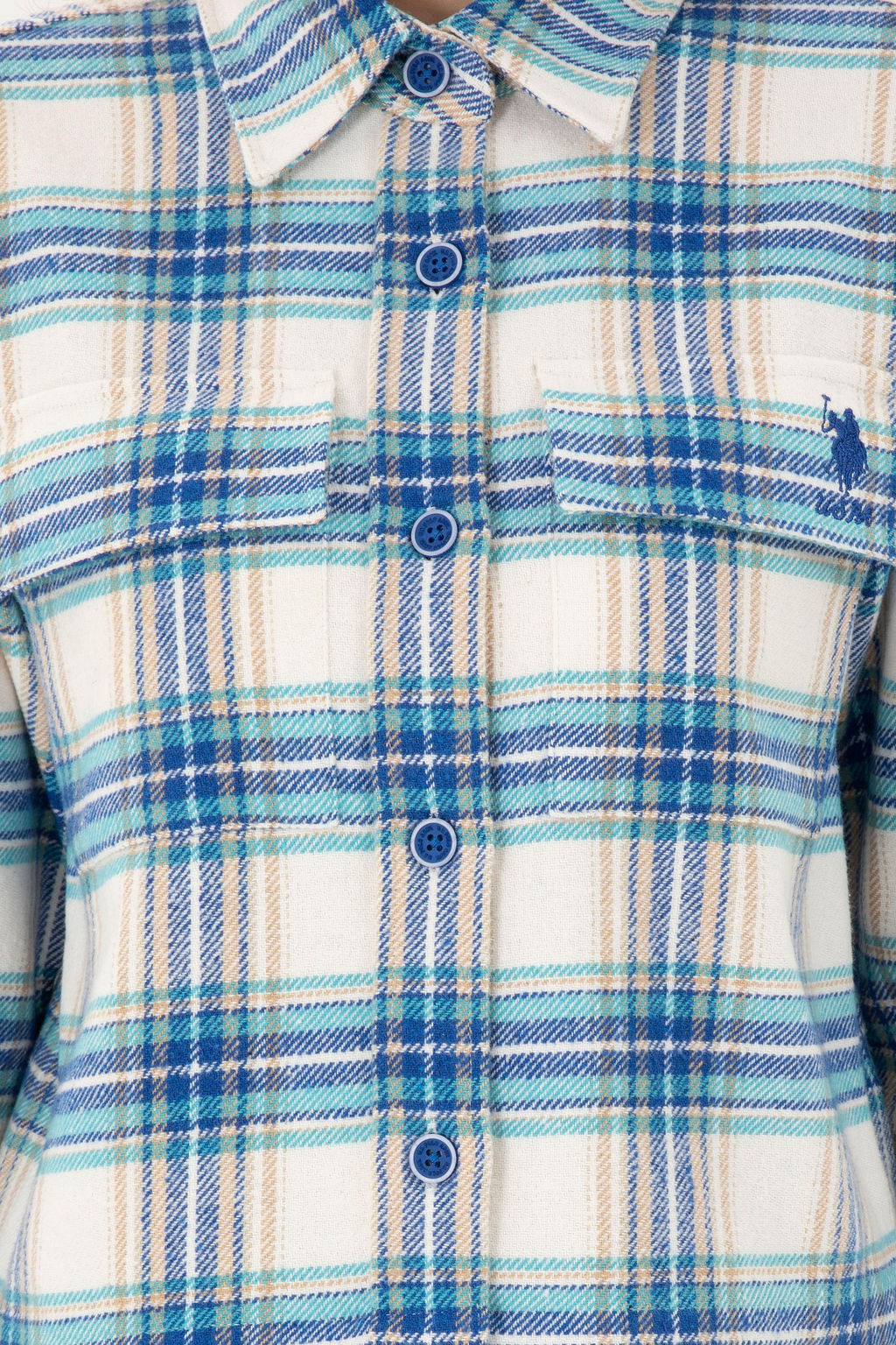 Женская рубашка Saks с длинным рукавом Неожиданная скидка в корзине - U.s. polo assn фото 6