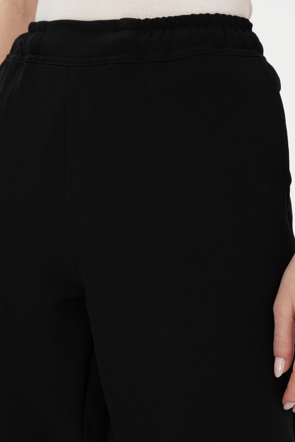 Женские черные брюки из плотной ткани Неожиданная скидка в корзине - U.s. polo assn фото 5